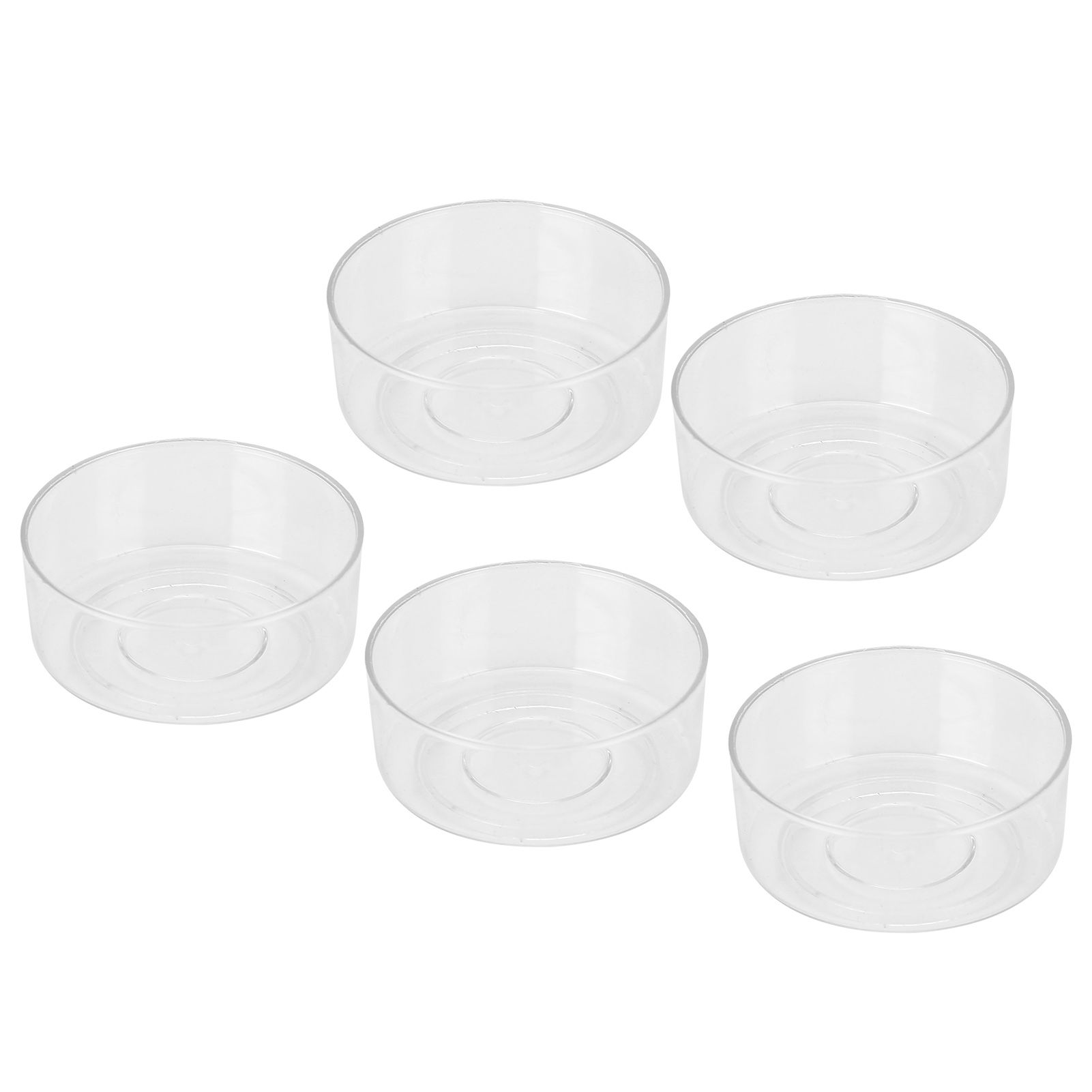 50Pcs DIY Plastic Candle Mold Transparent Heat Resistant Candle Making Container AccessoryRound Shape - Image 8