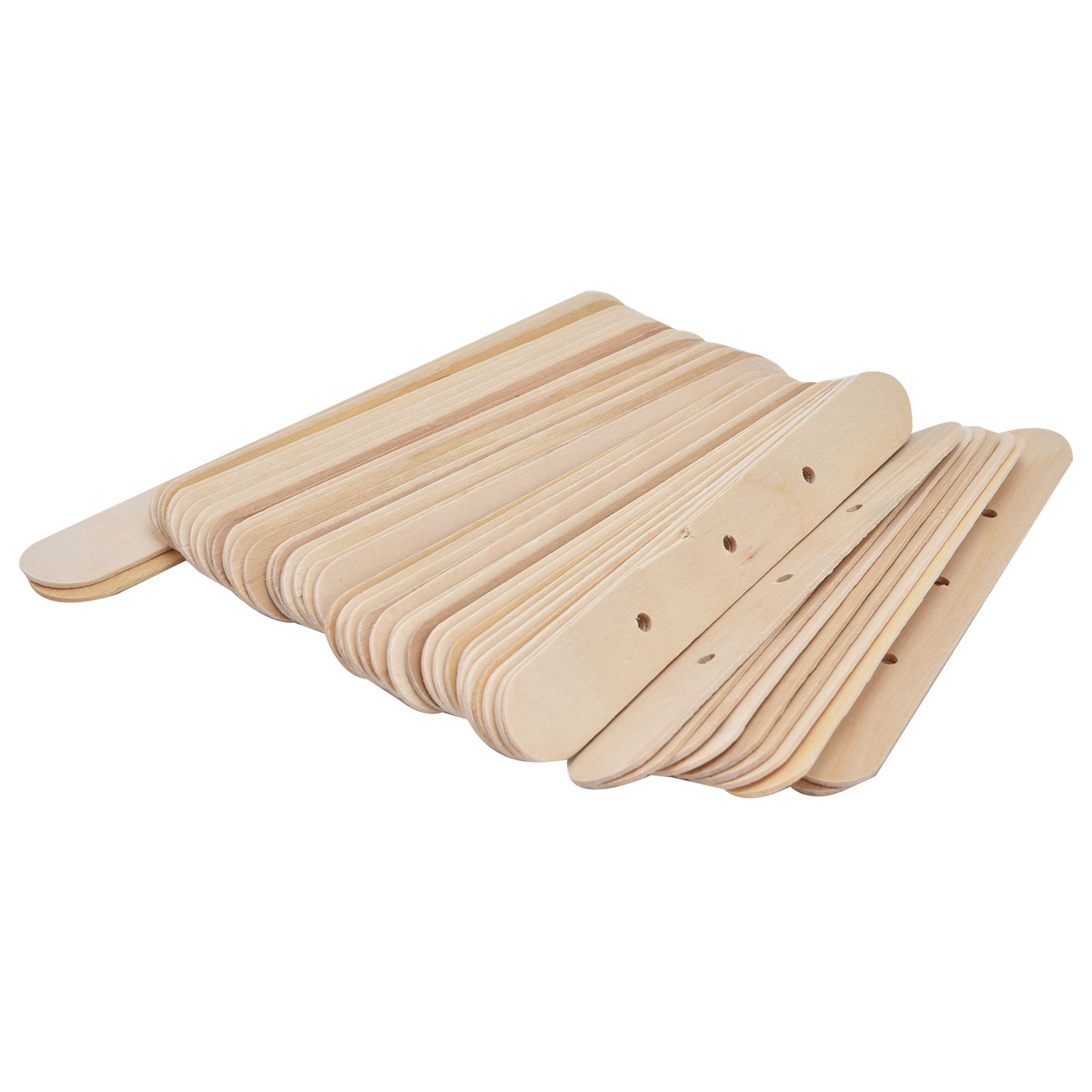 50Pcs Candle Wick Holder Birch Easy Use Reusable Wooden Wax Core Holder for Making Candles150x20mm 3 Hole - Image 2