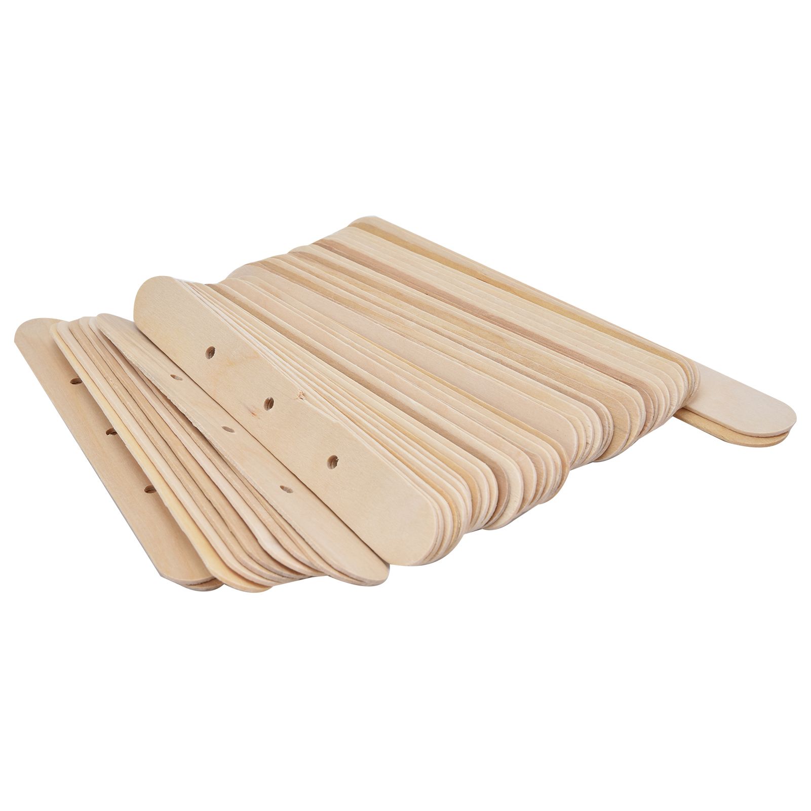 50Pcs Candle Wick Holder Birch Easy Use Reusable Wooden Wax Core Holder for Making Candles150x20mm 3 Hole - Image 3