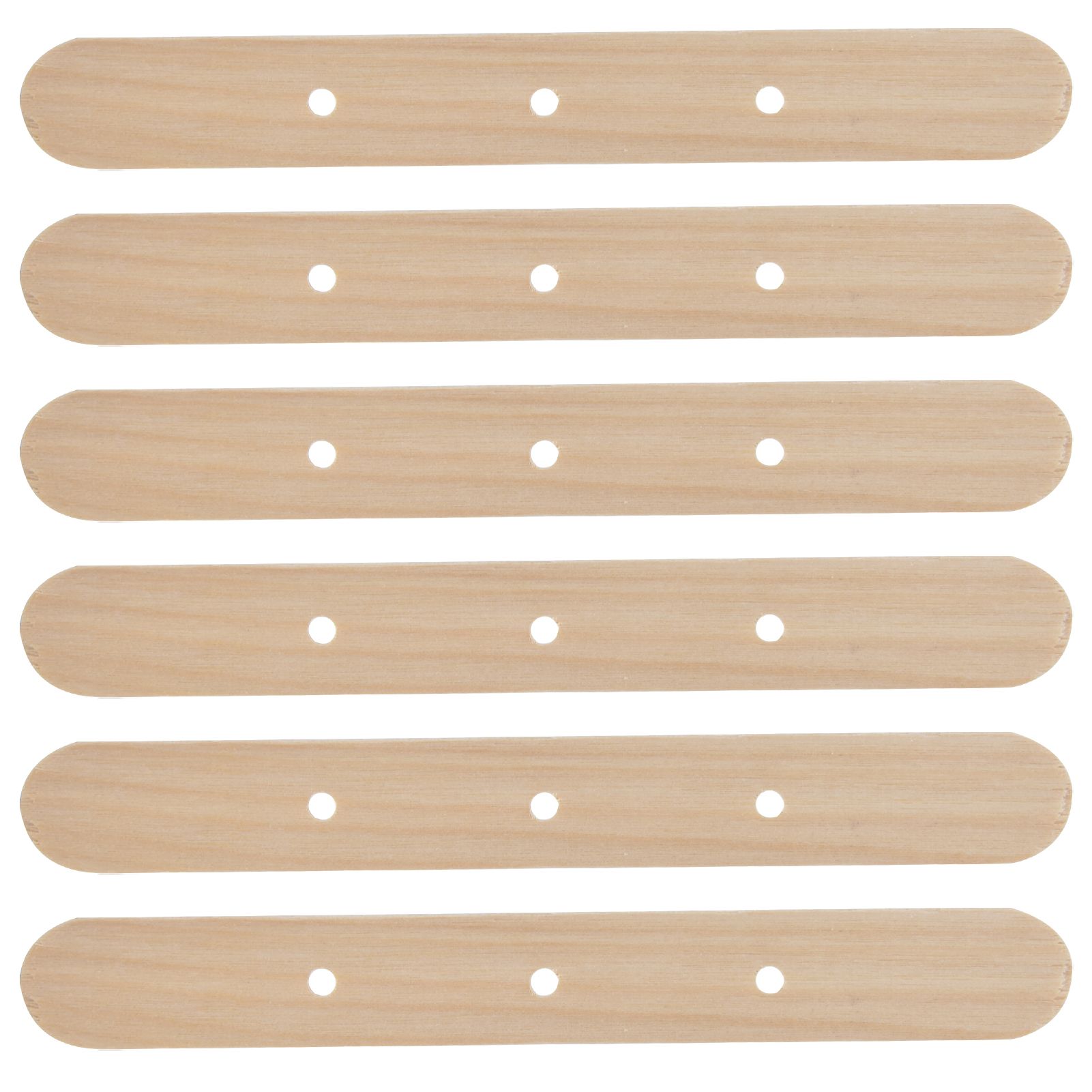 50Pcs Candle Wick Holder Birch Easy Use Reusable Wooden Wax Core Holder for Making Candles150x20mm 3 Hole - Image 5