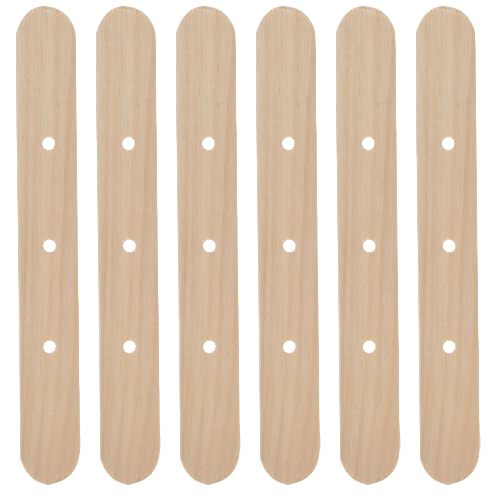 50Pcs Candle Wick Holder Birch Easy Use Reusable Wooden Wax Core Holder for Making Candles150x20mm 3 Hole - Image 7