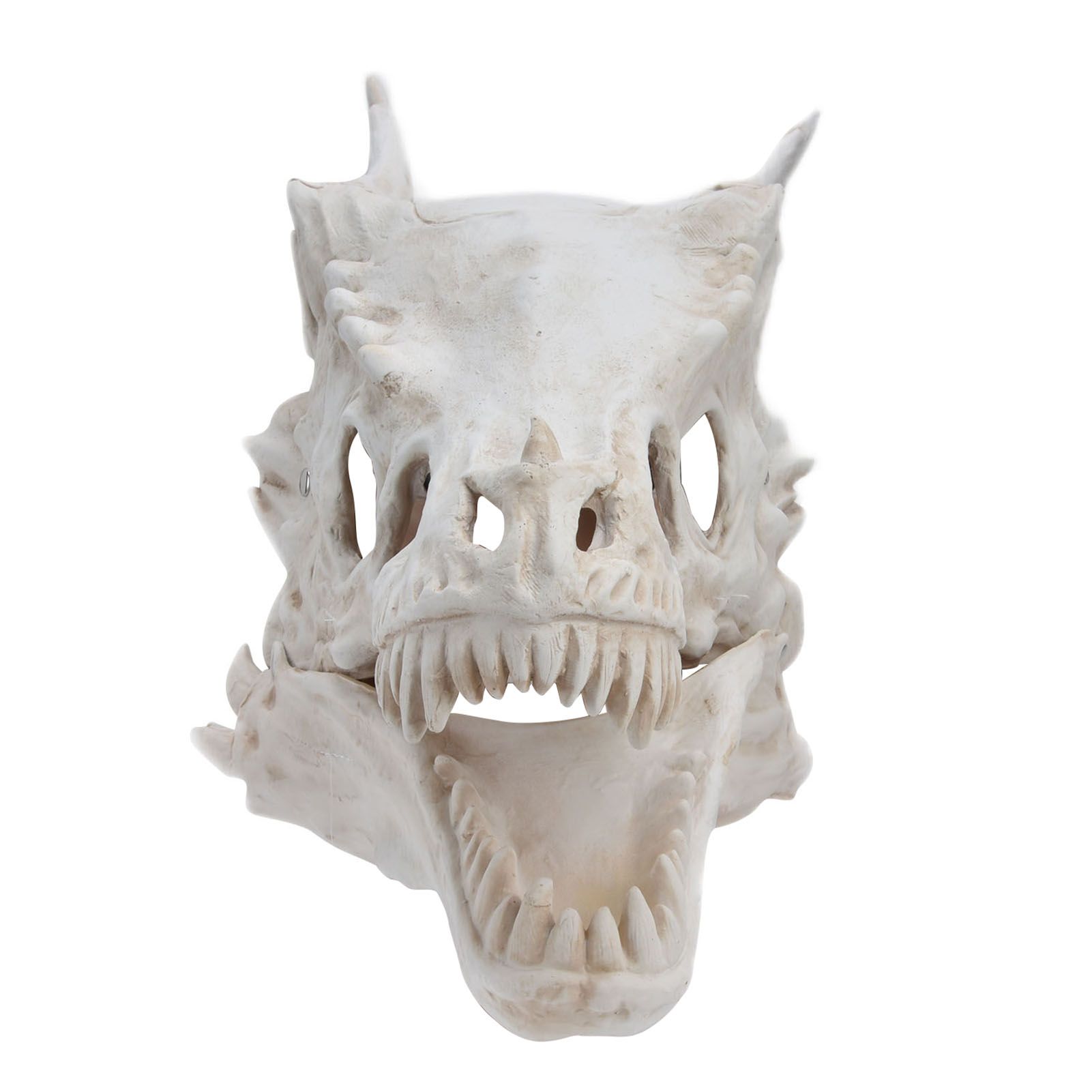 Latex Simulation Dinosaur Skull Mask Head Cover Halloween Costume Party Cosplay Props Decoration - Image 1
