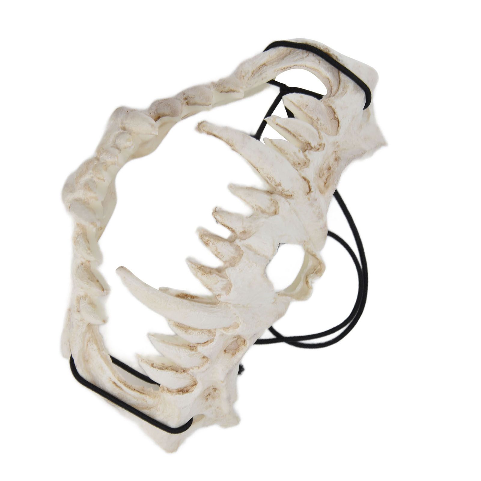 Skull Mask Latex Tiger Tooth Type Durable Waterproof Adjustable Scary Mask for Party Festival Theater - Image 5