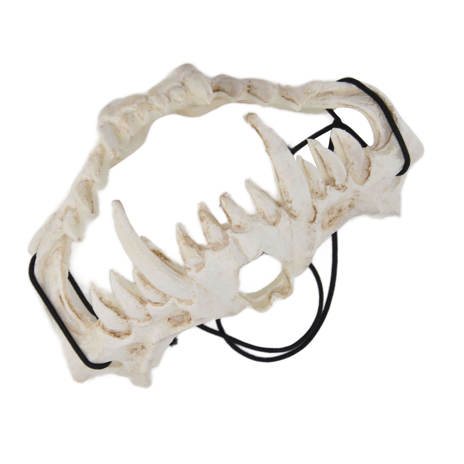 Skull Mask Latex Tiger Tooth Type Durable Waterproof Adjustable Scary Mask for Party Festival Theater - Image 6