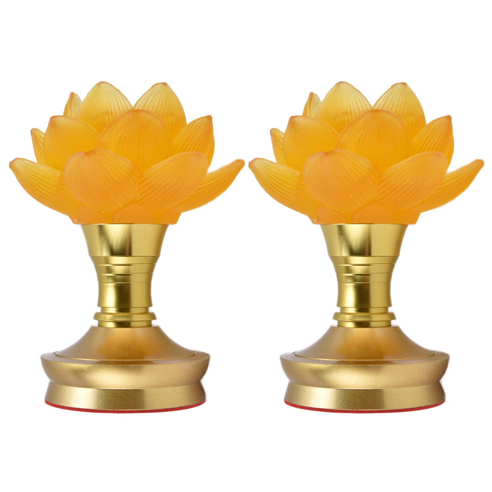 2 Set LED Buddhist Light 3 Color Adjustment Buddha Lamp Plug In Flower Light for Home Buddhist SupplyAU Plug 100-240V - Image 2
