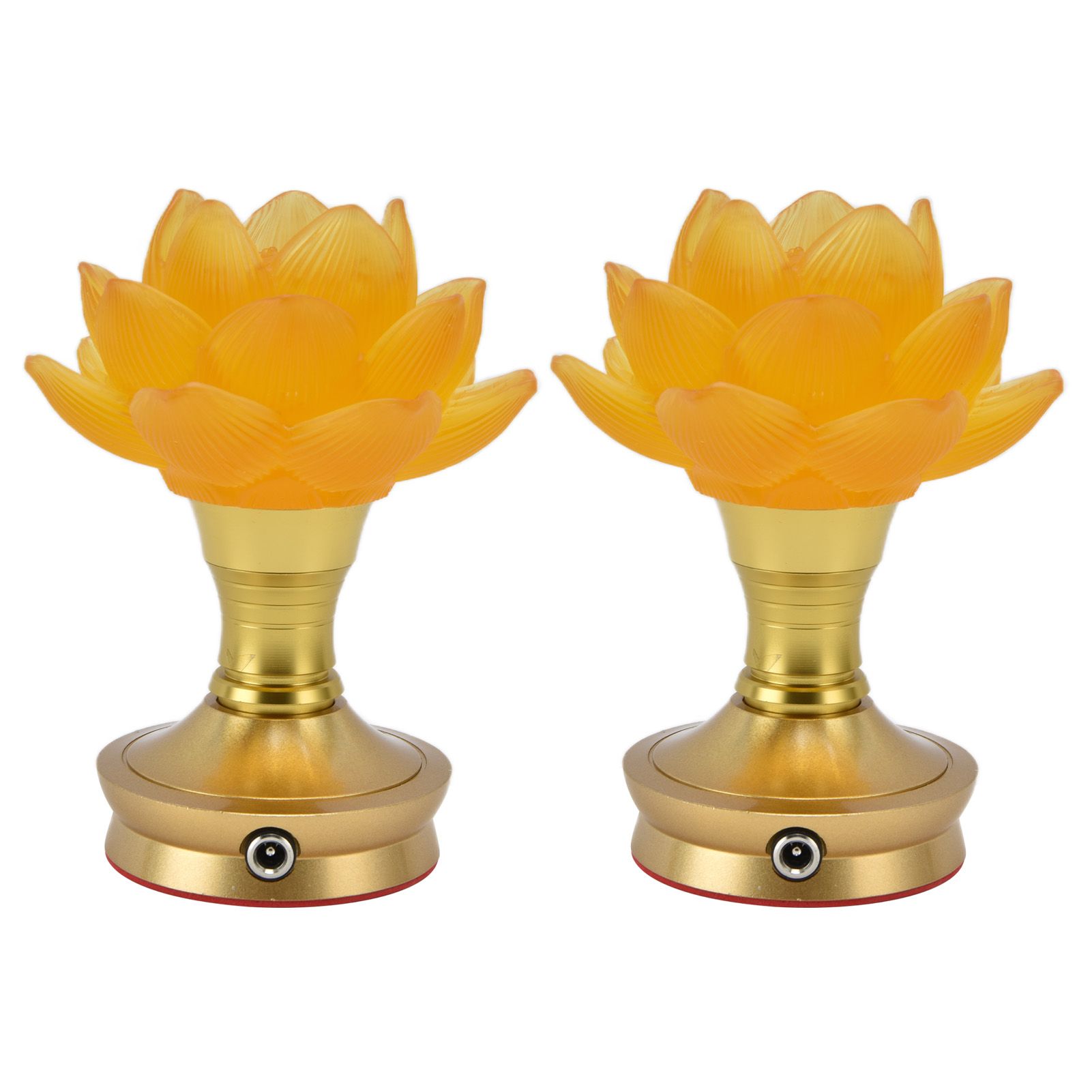 2 Set LED Buddhist Light 3 Color Adjustment Buddha Lamp Plug In Flower Light for Home Buddhist SupplyAU Plug 100-240V - Image 3
