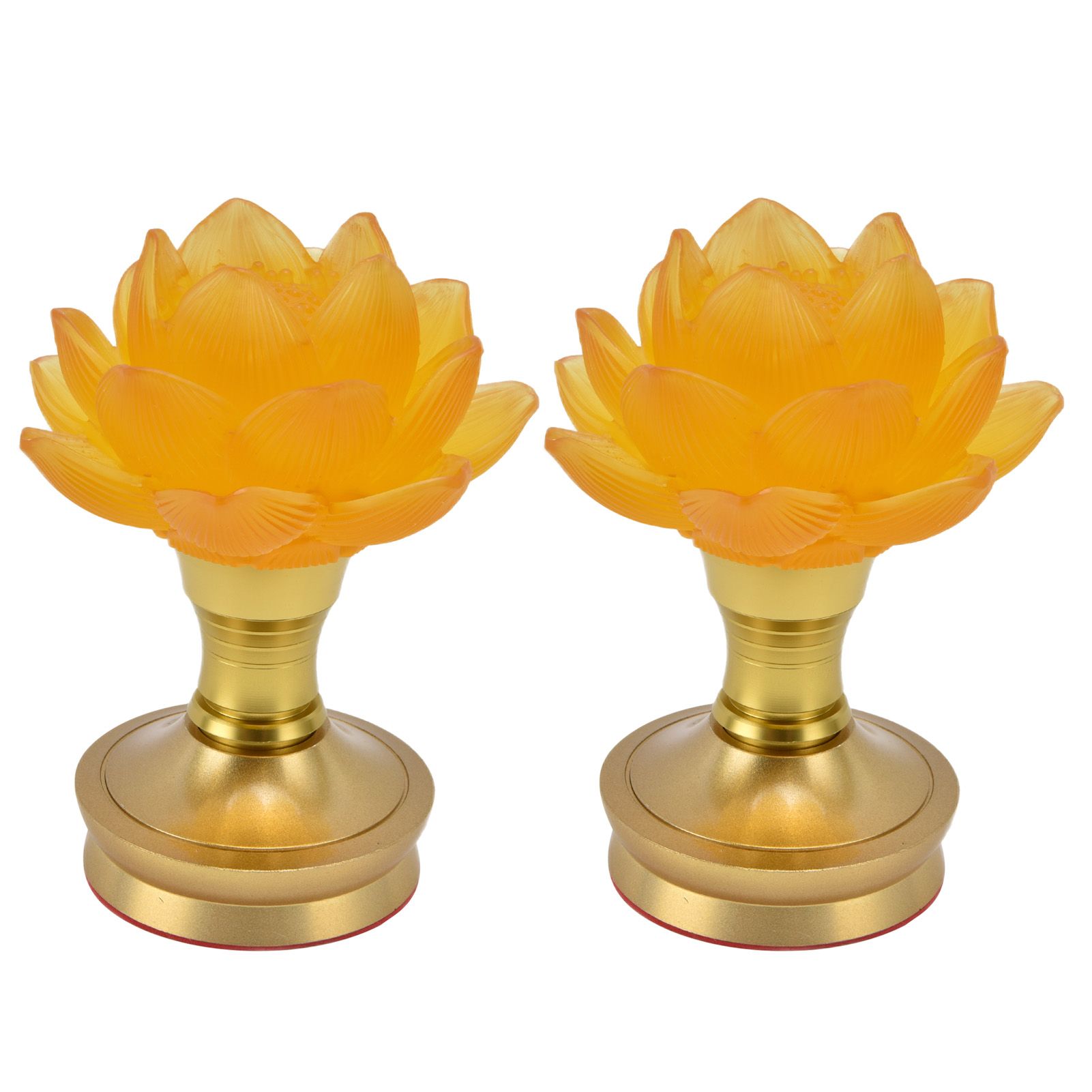 2 Set LED Buddhist Light 3 Color Adjustment Buddha Lamp Plug In Flower Light for Home Buddhist SupplyAU Plug 100-240V - Image 6