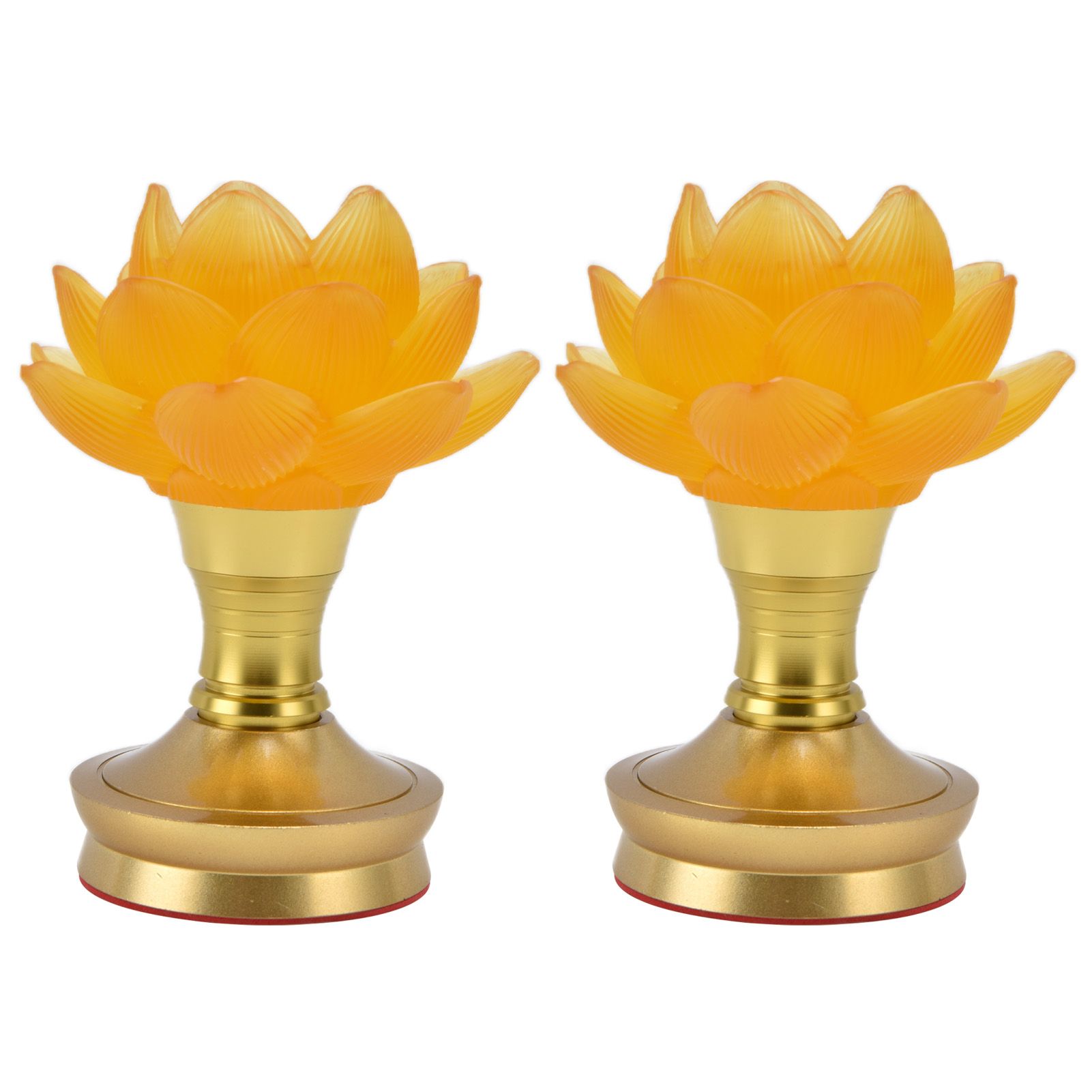2 Set LED Buddhist Light 3 Color Adjustment Buddha Lamp Plug In Flower Light for Home Buddhist SupplyAU Plug 100-240V - Image 7