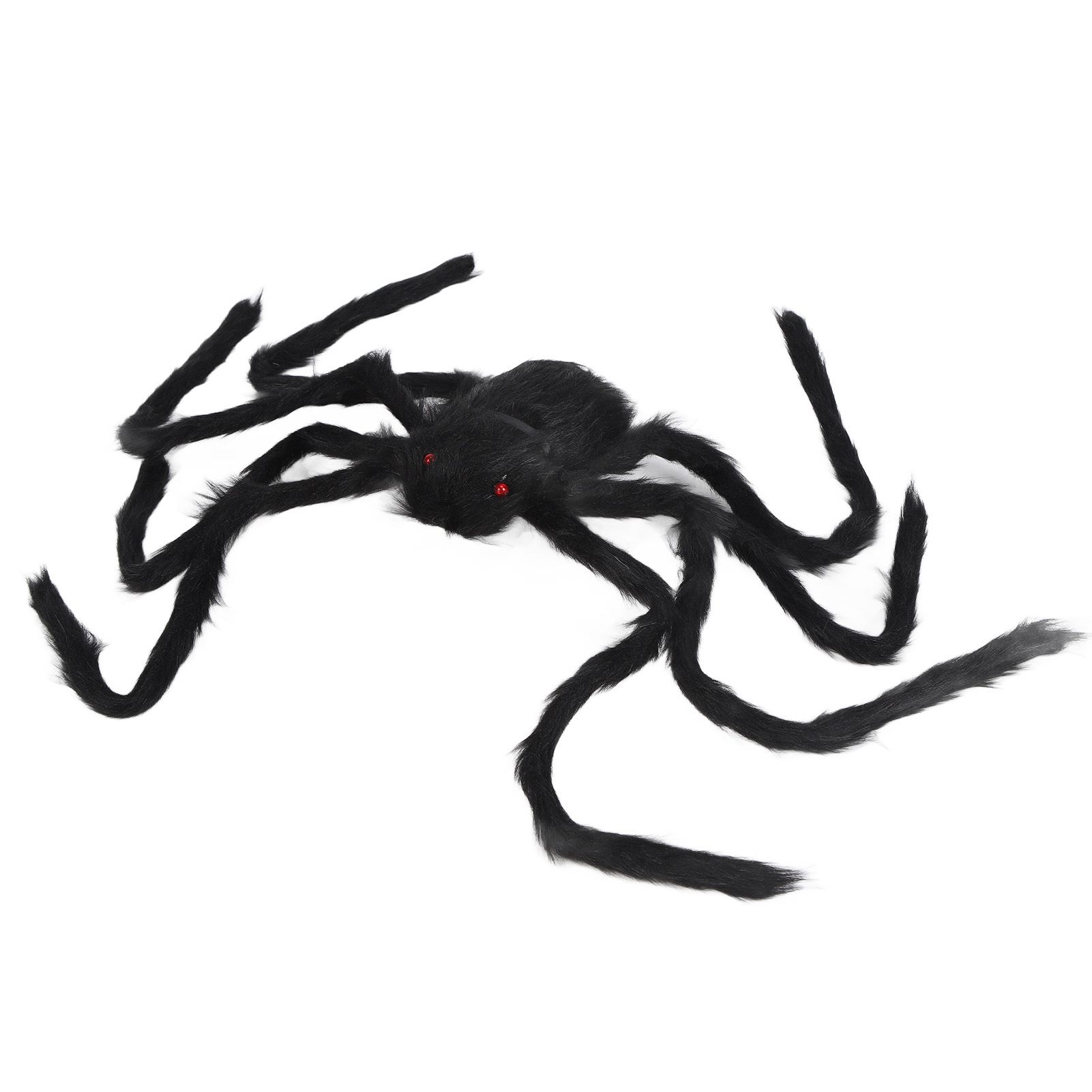 Spiders Halloween Decor Terrible Reusable Black Giant Spider Halloween Decoration for Indoor Outdoor90cm - Image 1
