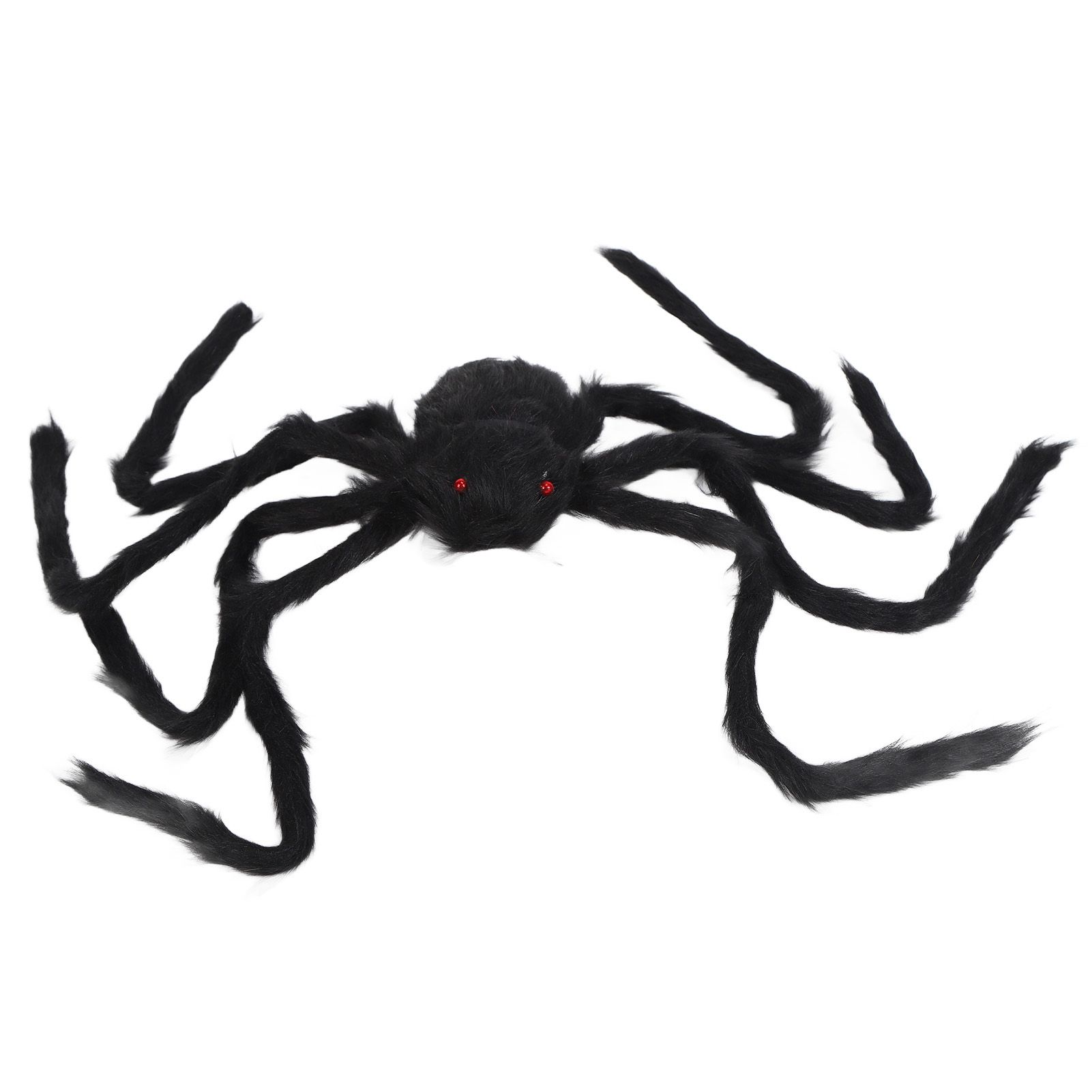 Spiders Halloween Decor Terrible Reusable Black Giant Spider Halloween Decoration for Indoor Outdoor90cm - Image 2