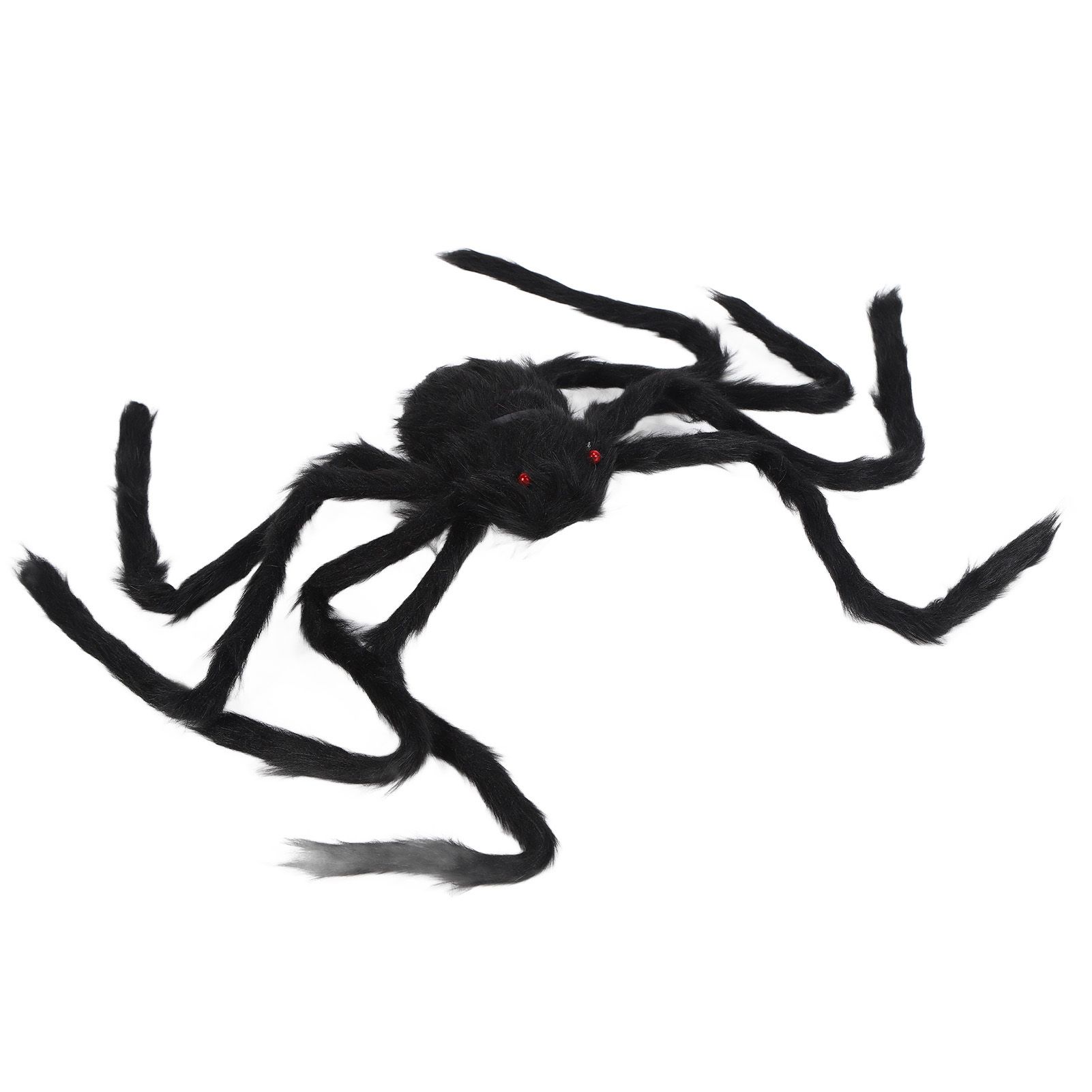 Spiders Halloween Decor Terrible Reusable Black Giant Spider Halloween Decoration for Indoor Outdoor90cm - Image 3