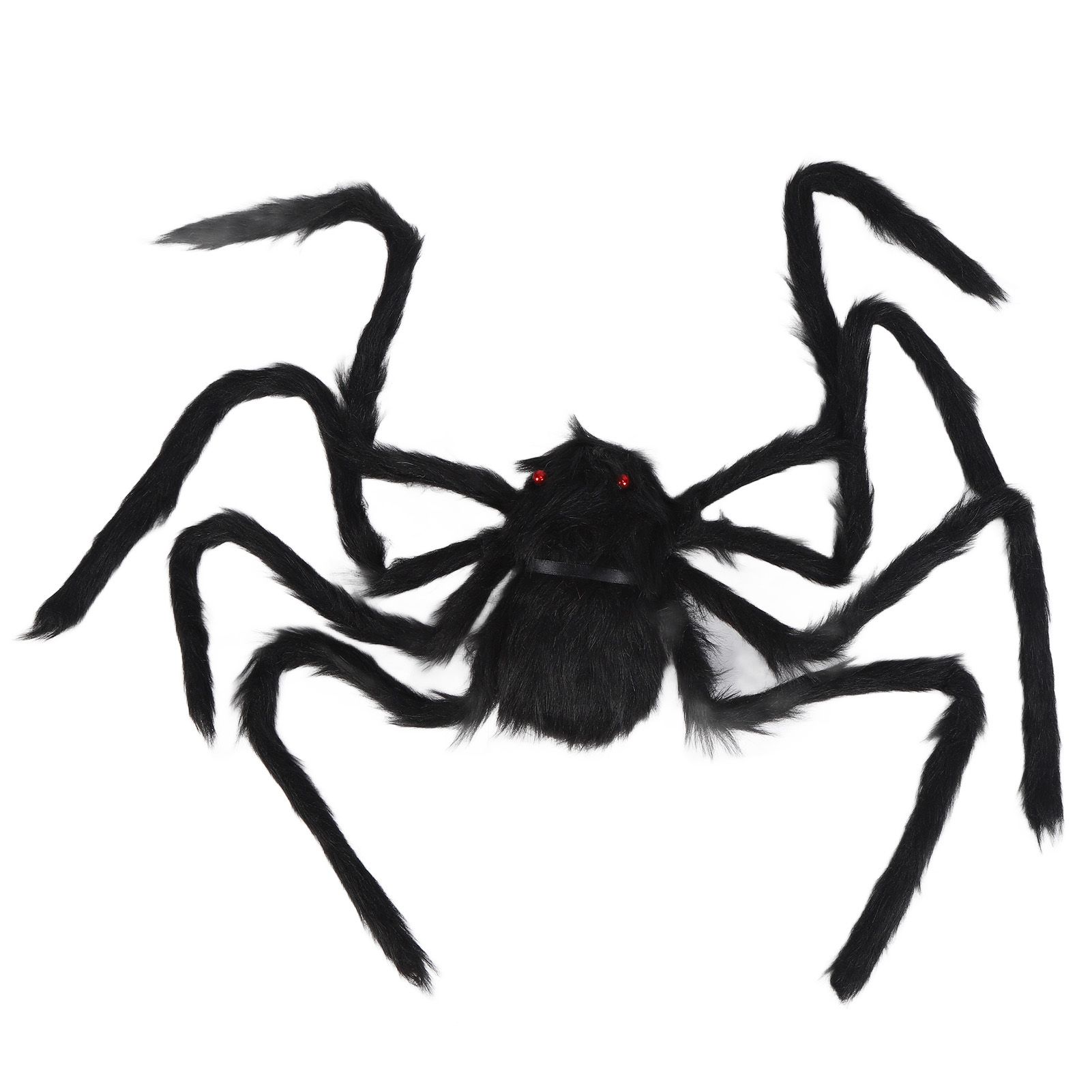 Spiders Halloween Decor Terrible Reusable Black Giant Spider Halloween Decoration for Indoor Outdoor90cm - Image 6