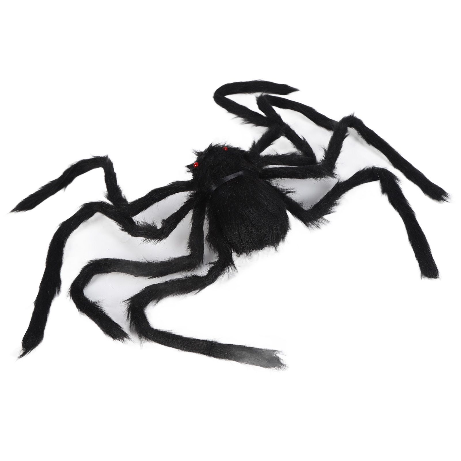 Spiders Halloween Decor Terrible Reusable Black Giant Spider Halloween Decoration for Indoor Outdoor90cm - Image 7
