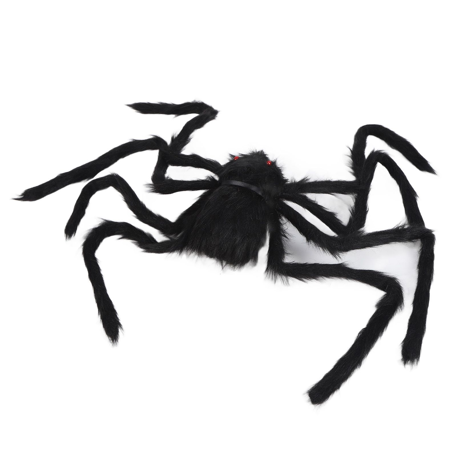 Spiders Halloween Decor Terrible Reusable Black Giant Spider Halloween Decoration for Indoor Outdoor90cm - Image 8