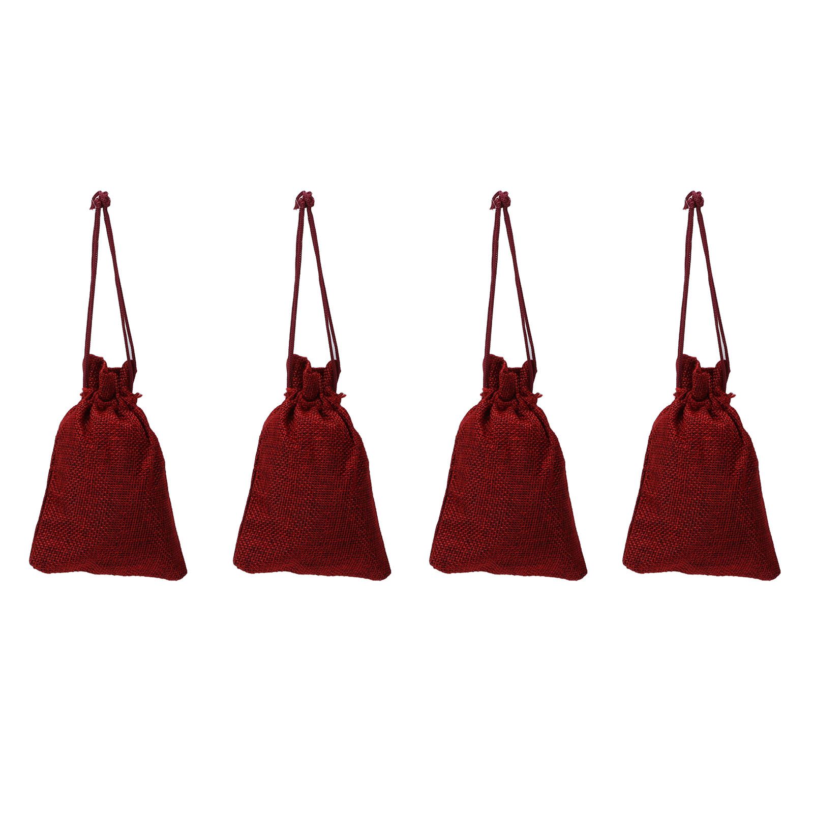 24Pcs Christmas Advent Calendar Drawstring Bags Reusable Hanging Countdown Pouch for Candy Jewelry GiftWine Red - Image 7