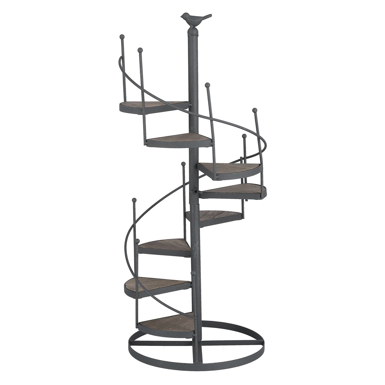 European Style Decorative Plant Shelf Multifuctional Wrought Iron Plant Rack Easy to Install for Balcony and Living Room - Image 2