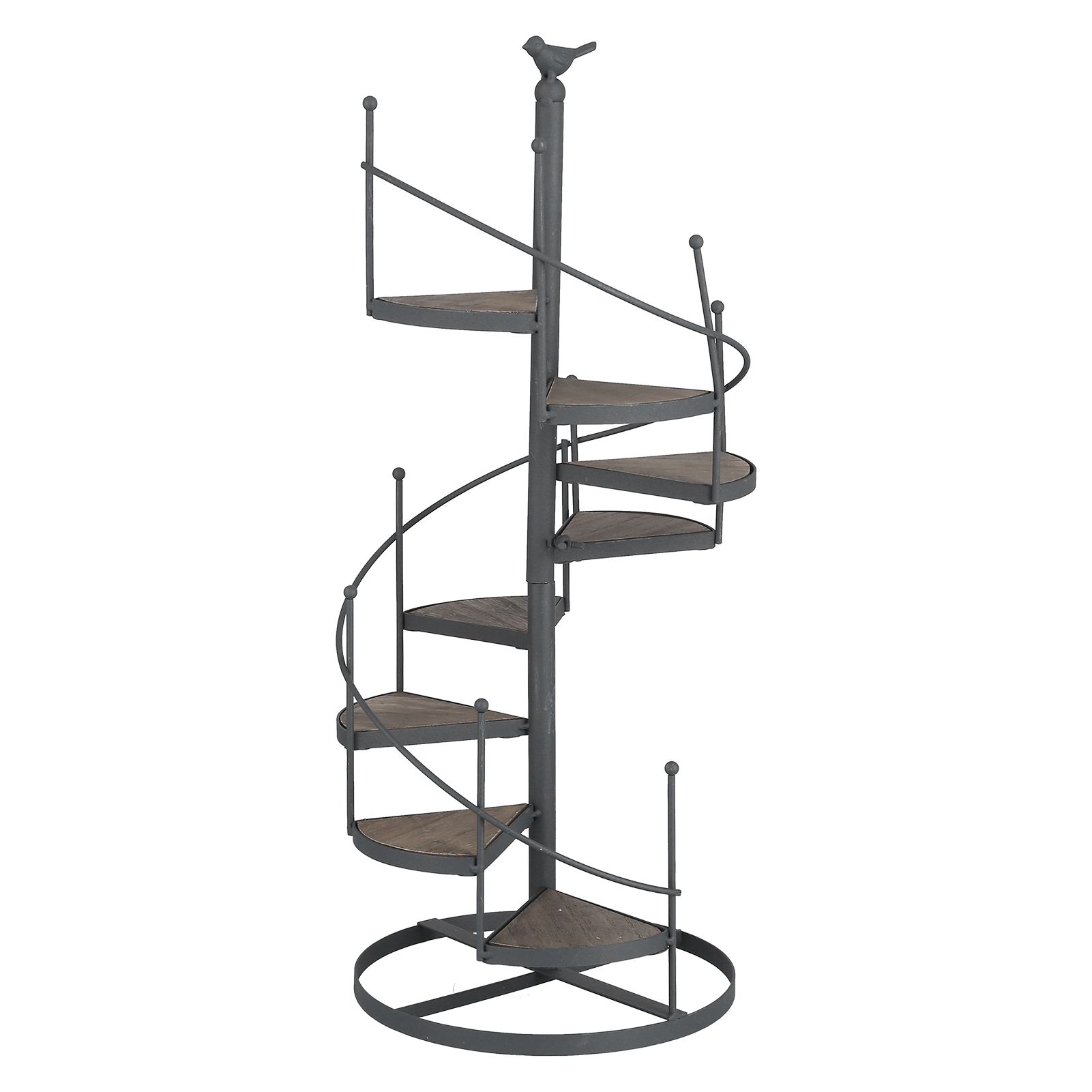 European Style Decorative Plant Shelf Multifuctional Wrought Iron Plant Rack Easy to Install for Balcony and Living Room - Image 3