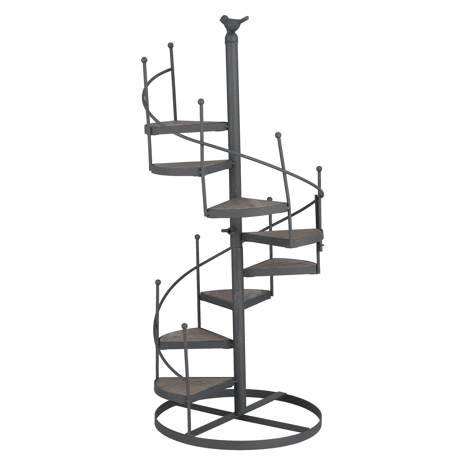 European Style Decorative Plant Shelf Multifuctional Wrought Iron Plant Rack Easy to Install for Balcony and Living Room - Image 4