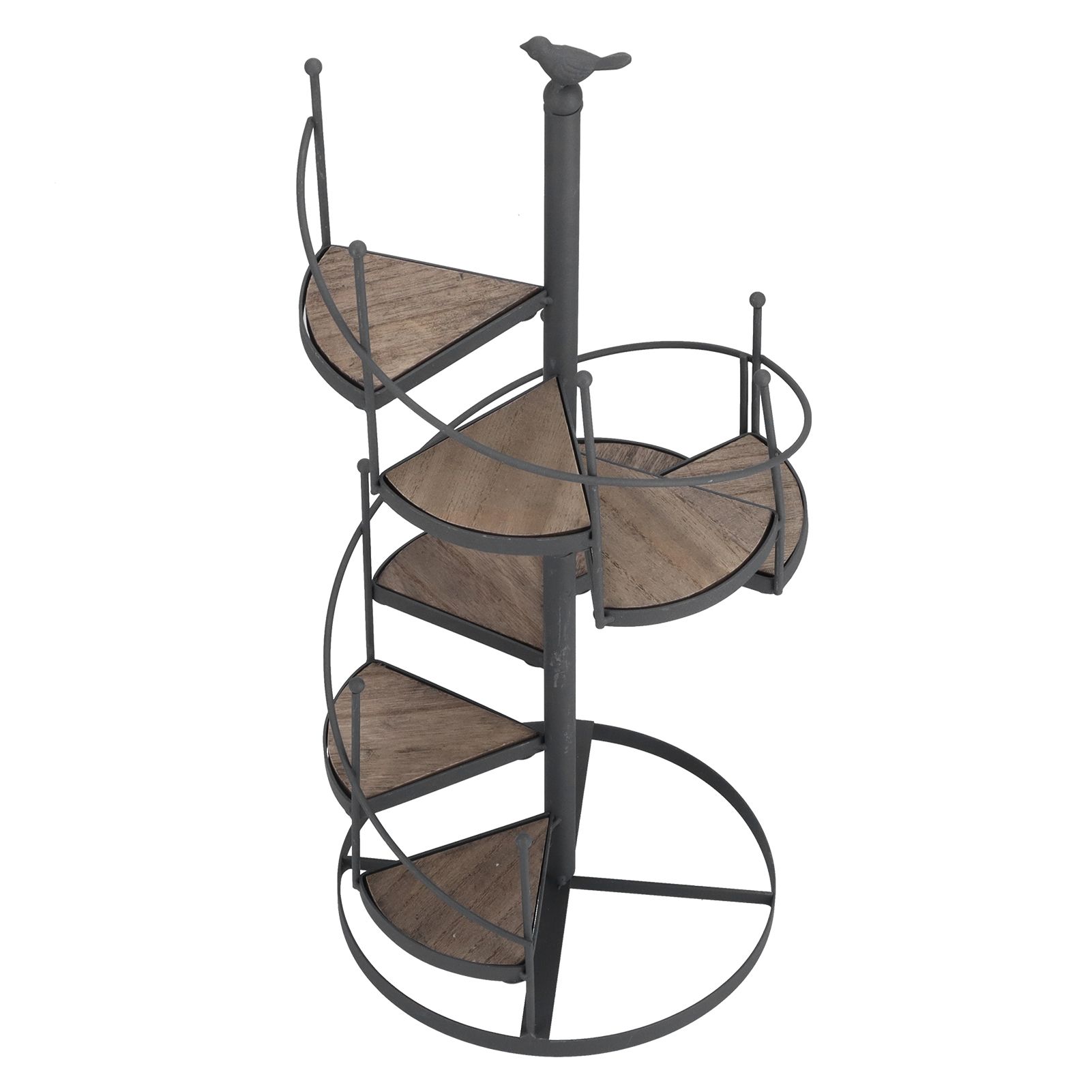 European Style Decorative Plant Shelf Multifuctional Wrought Iron Plant Rack Easy to Install for Balcony and Living Room - Image 5