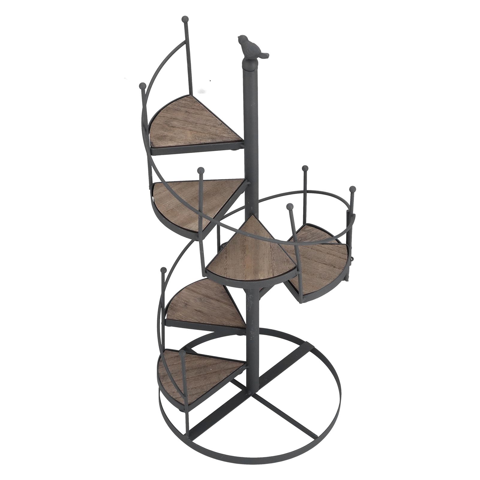 European Style Decorative Plant Shelf Multifuctional Wrought Iron Plant Rack Easy to Install for Balcony and Living Room - Image 6