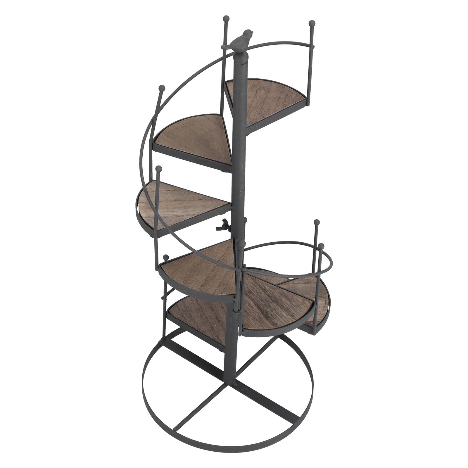 European Style Decorative Plant Shelf Multifuctional Wrought Iron Plant Rack Easy to Install for Balcony and Living Room - Image 8