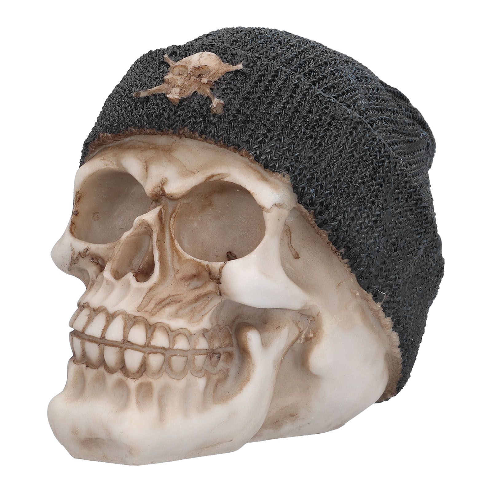 Resin Skull Durable Lightweight Halloween Decoration Resin Skull Ornament for Holiday Party - Image 1
