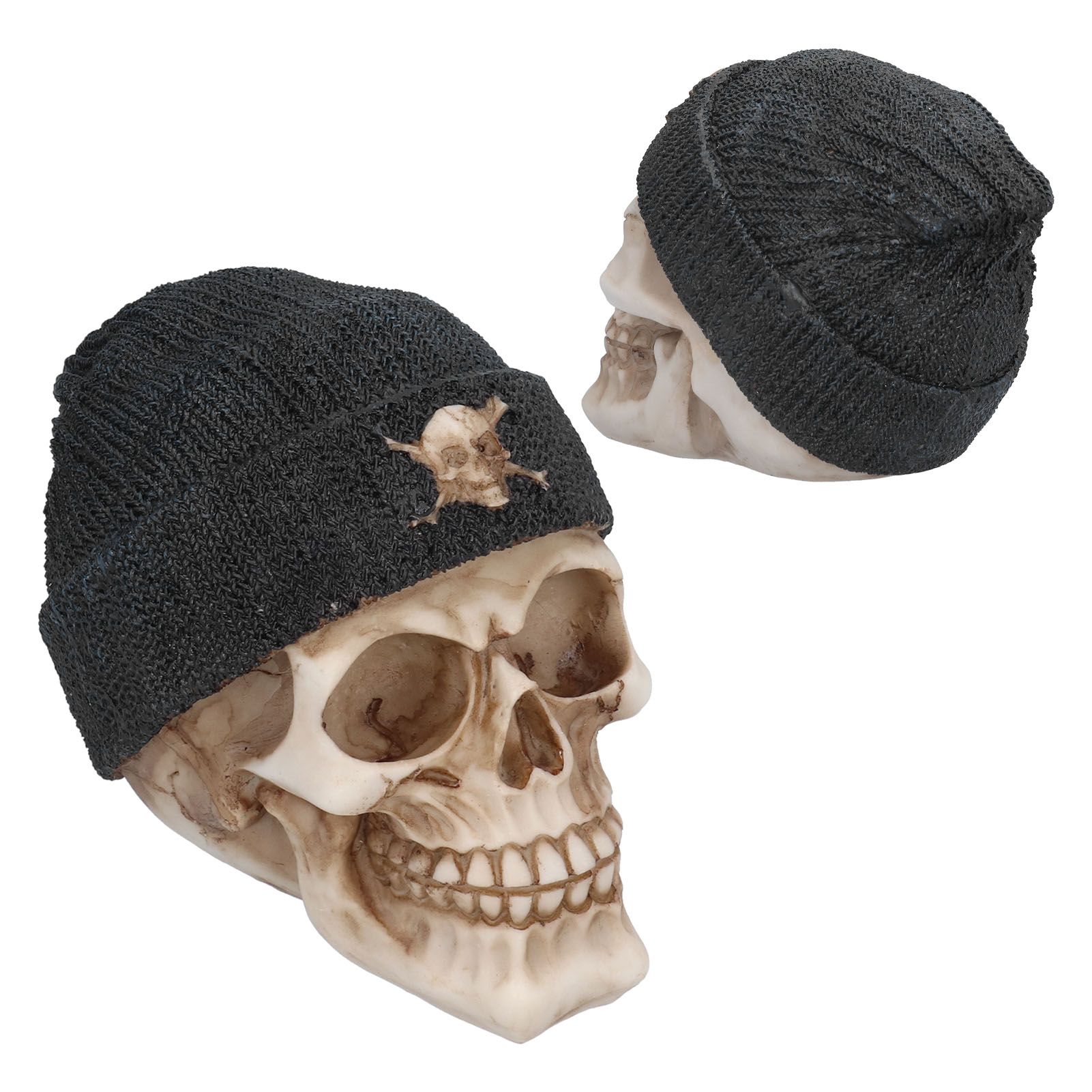 Resin Skull Durable Lightweight Halloween Decoration Resin Skull Ornament for Holiday Party - Image 8
