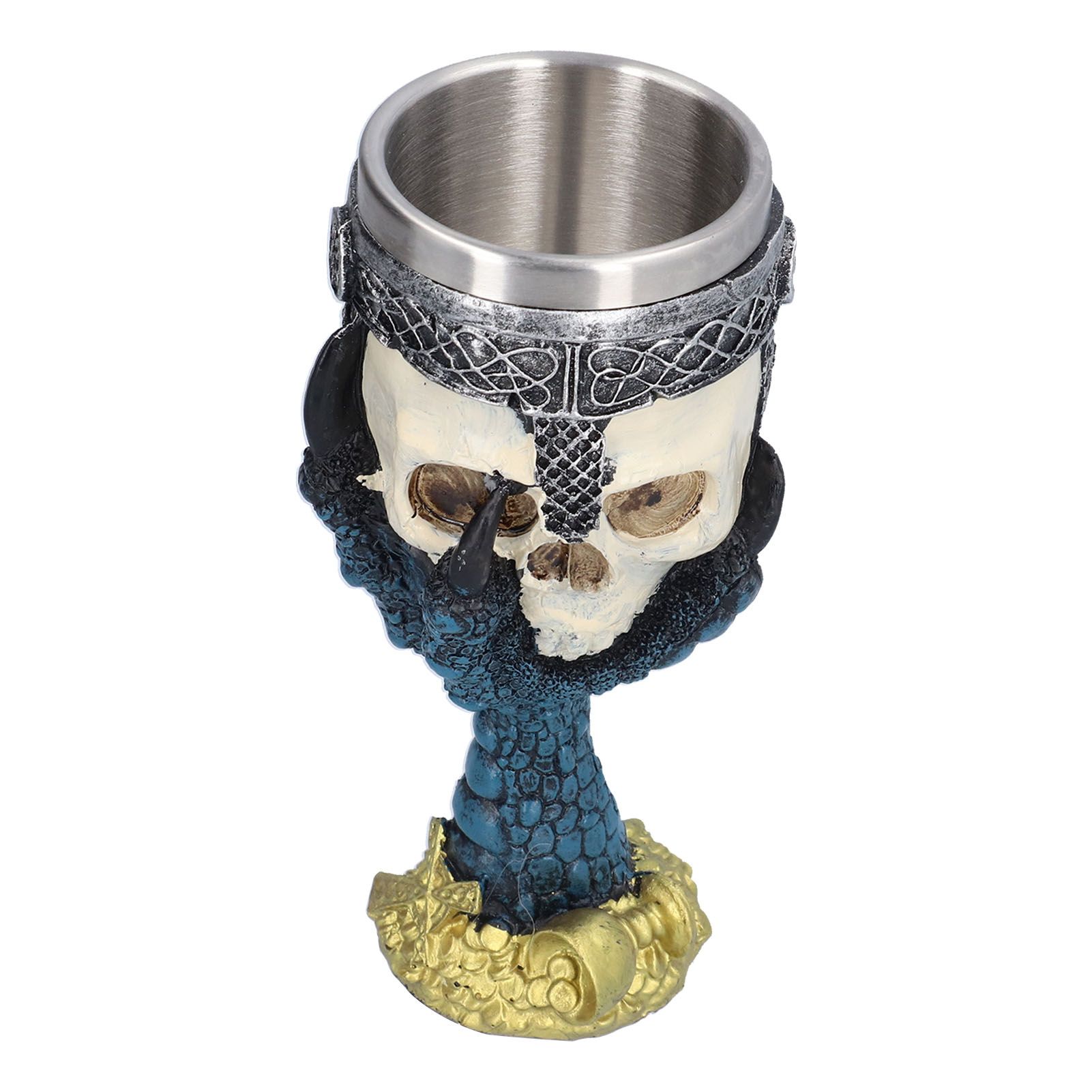 Skull Head Wine Goblet with Stainless Steel Inner Personalized Claw Skull Cup for Home - Image 4