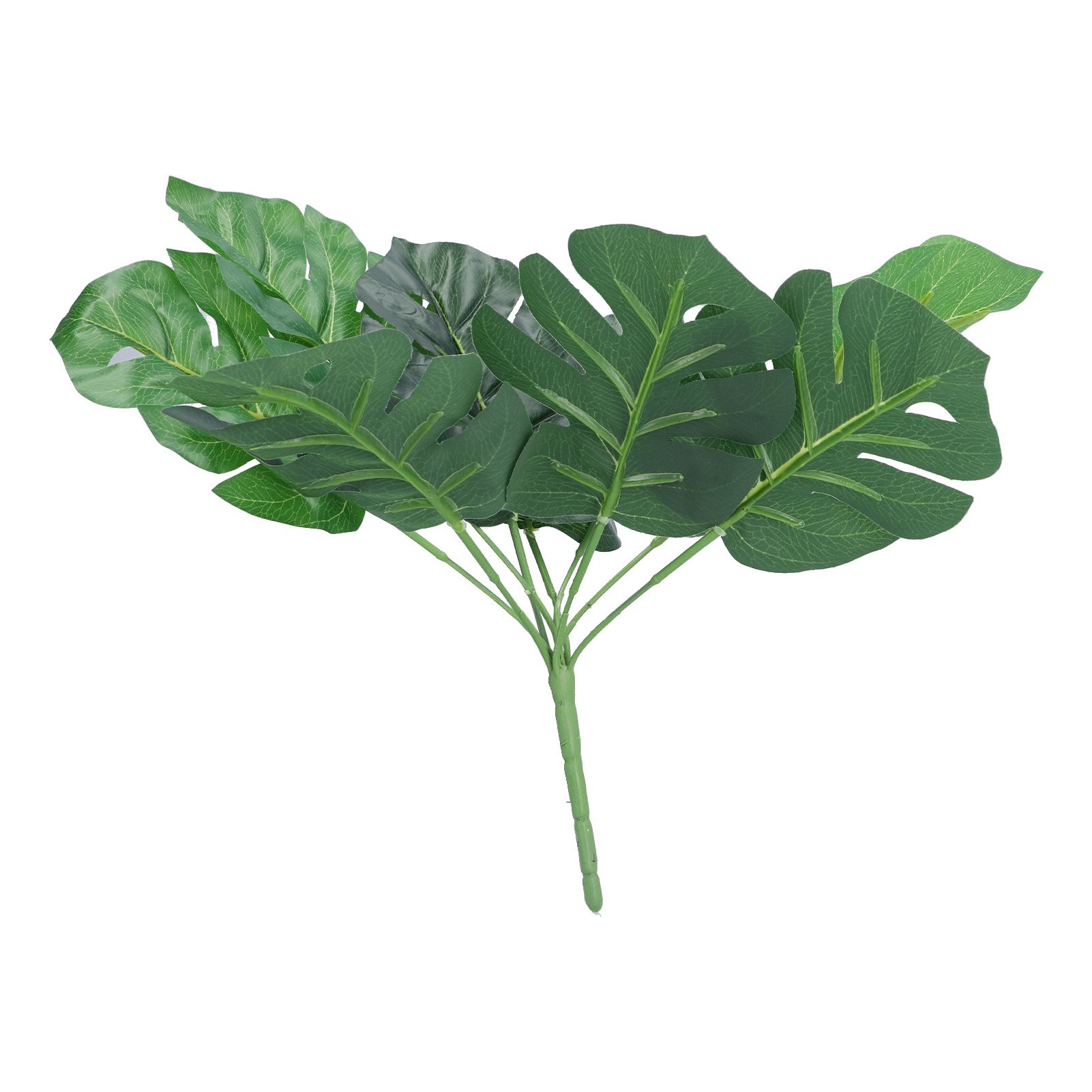 Artificial Monstera DIY Fake Monstera Leaf Artificial Plant for Garden Outdoor Wall Decoration - Image 1