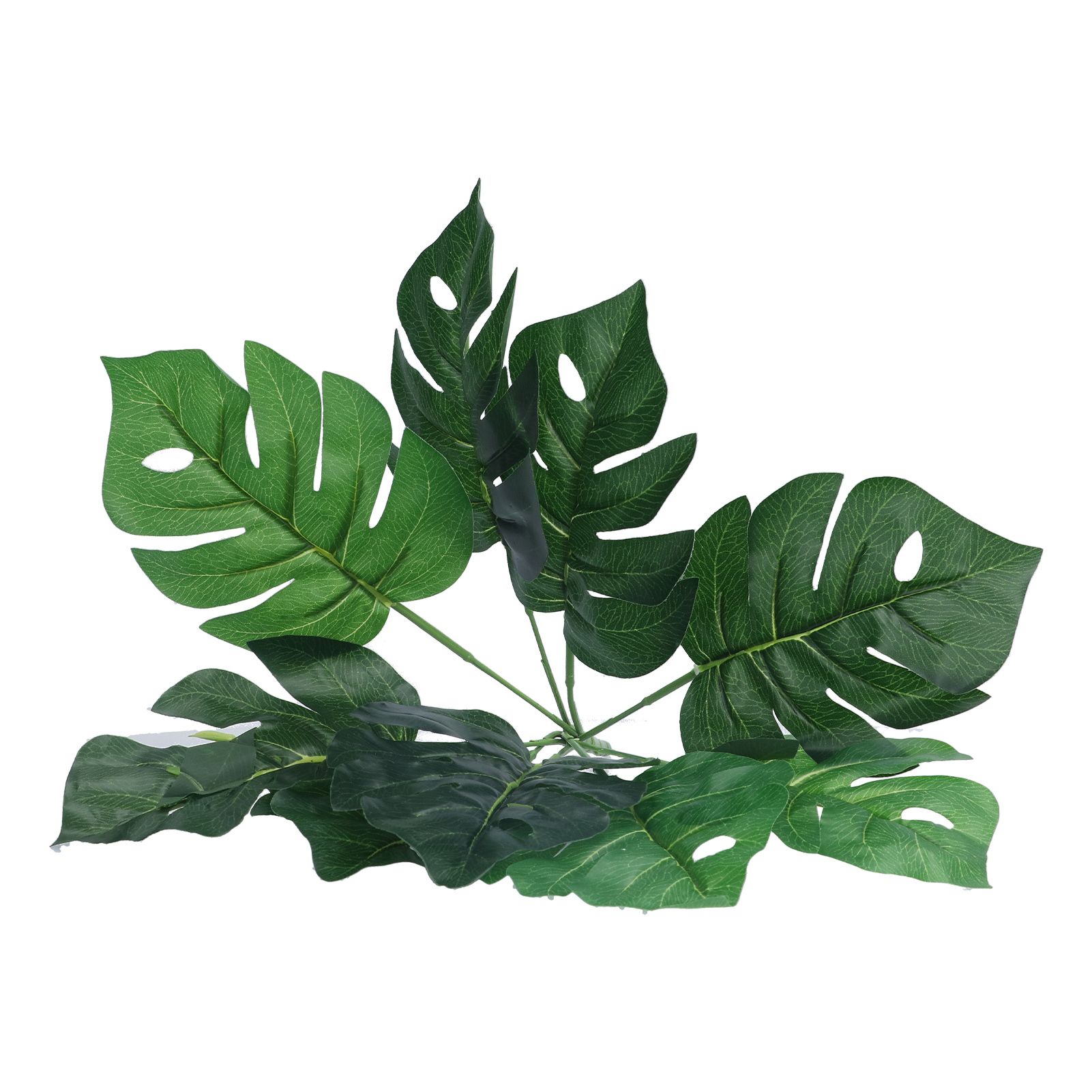 Artificial Monstera DIY Fake Monstera Leaf Artificial Plant for Garden Outdoor Wall Decoration - Image 2
