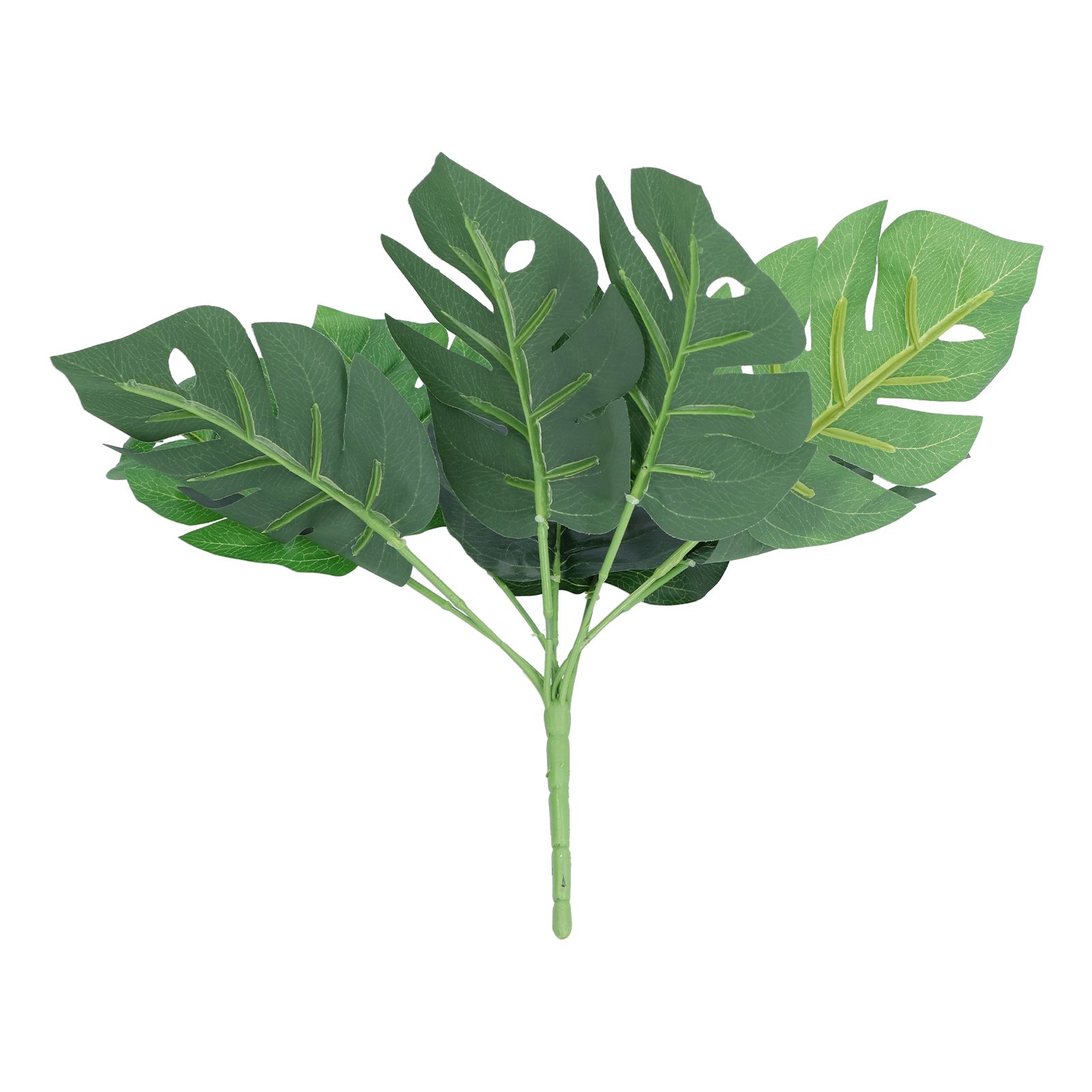Artificial Monstera DIY Fake Monstera Leaf Artificial Plant for Garden Outdoor Wall Decoration - Image 5