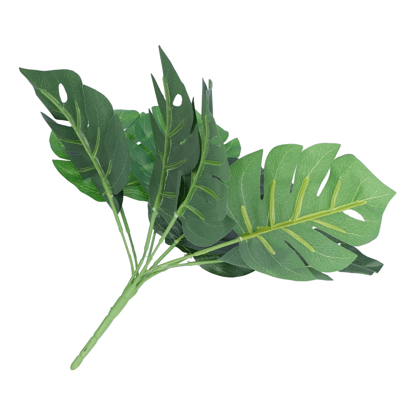 Artificial Monstera DIY Fake Monstera Leaf Artificial Plant for Garden Outdoor Wall Decoration - Image 6