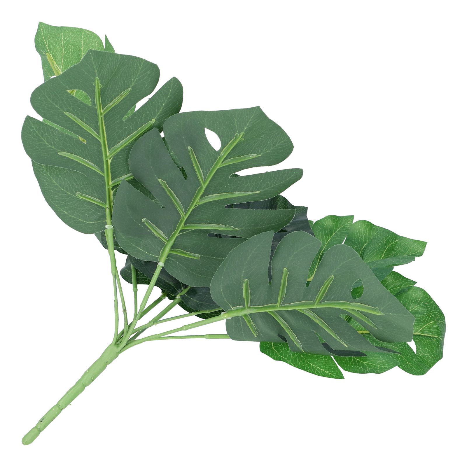 Artificial Monstera DIY Fake Monstera Leaf Artificial Plant for Garden Outdoor Wall Decoration - Image 8