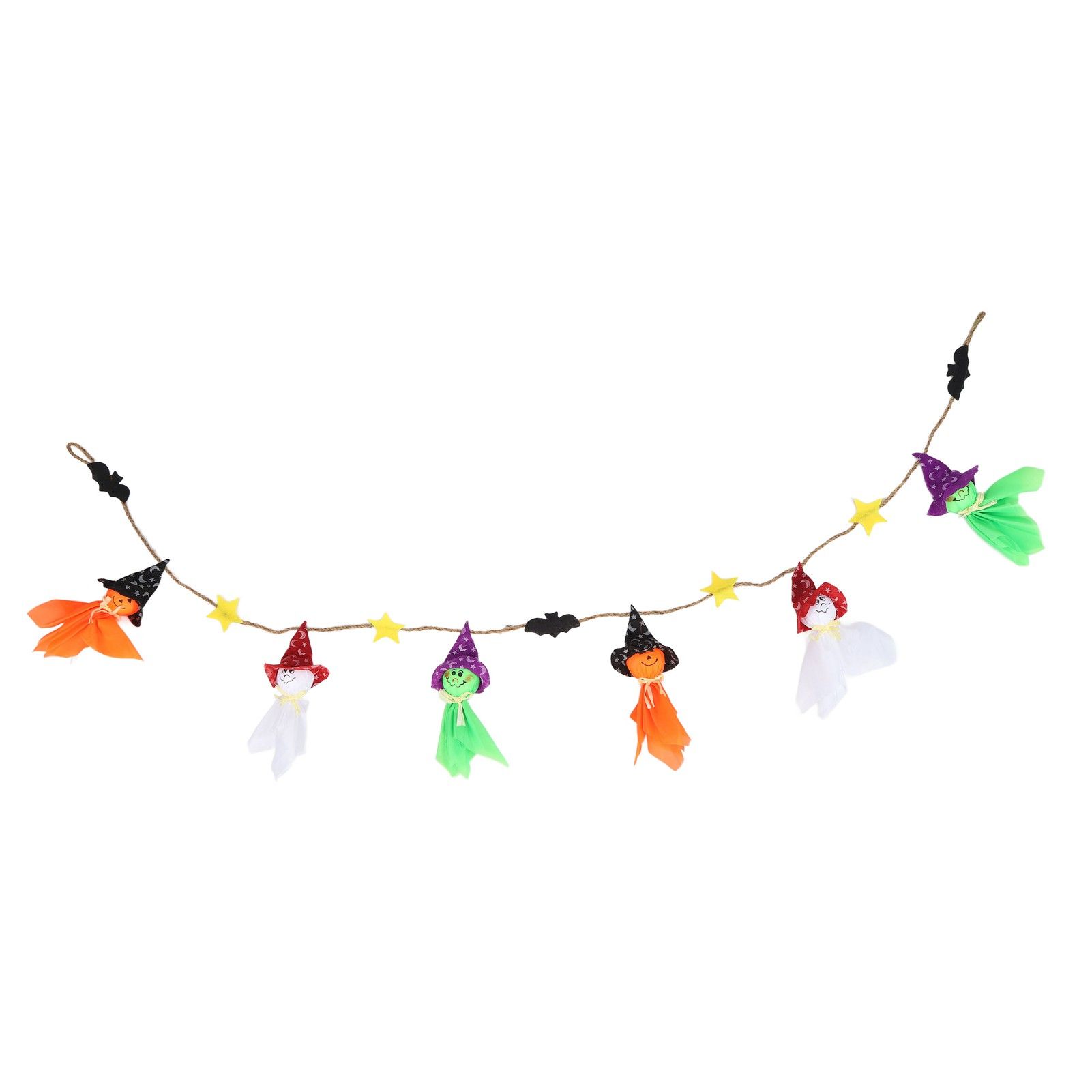 Pumpkin Witch Design Hanging Doll Halloween Pendant Ornament for Costume Party Bar DecorWithout Jingle Bell - Image 7