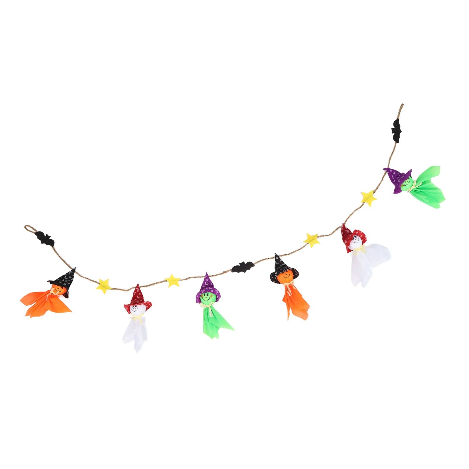 Pumpkin Witch Design Hanging Doll Halloween Pendant Ornament for Costume Party Bar DecorWithout Jingle Bell - Image 8