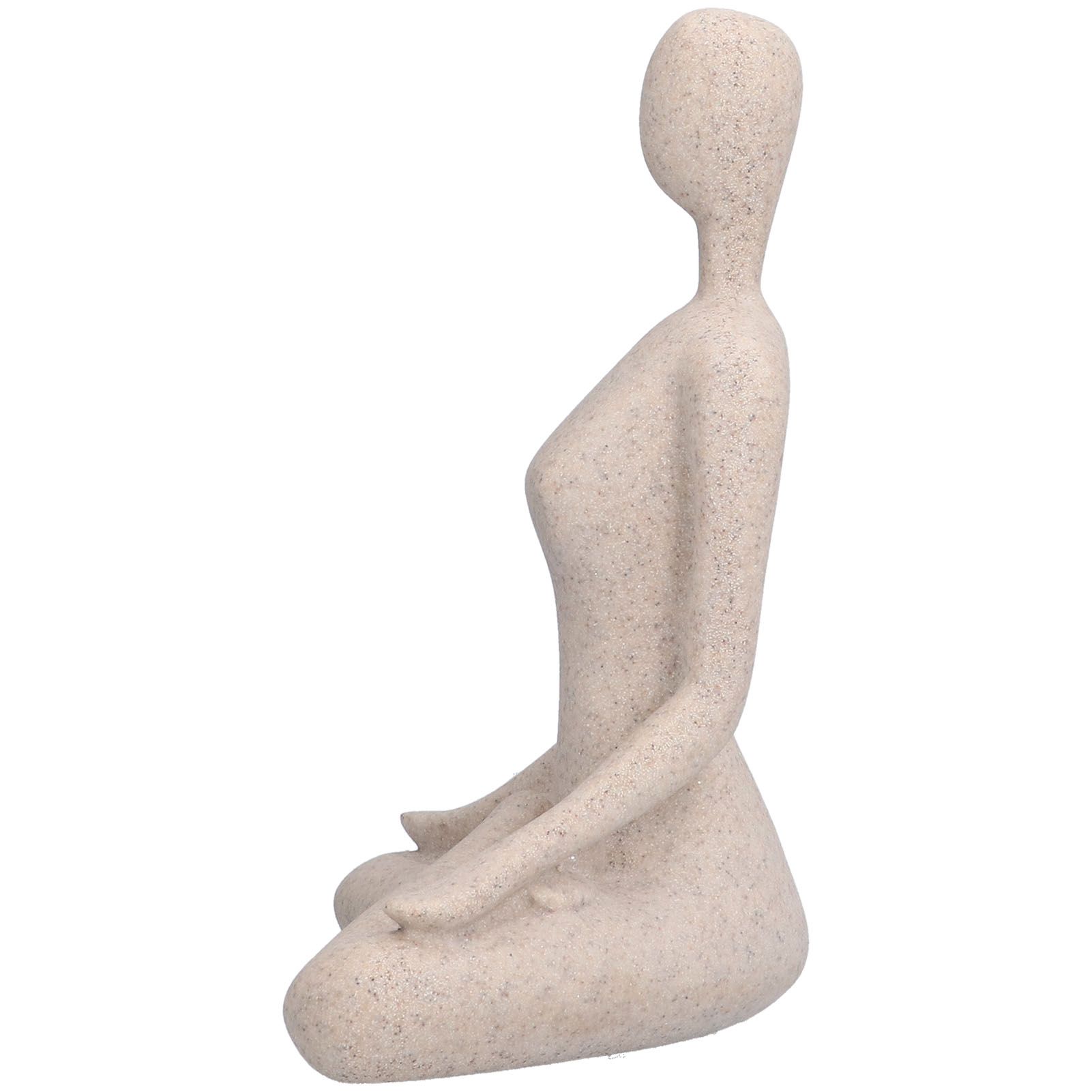 Yoga Pose Statue Nordic Sandstone Resin Yoga Pose Figurines Collectible Decoration Gifts for Home Office DecorBL560 - Image 4