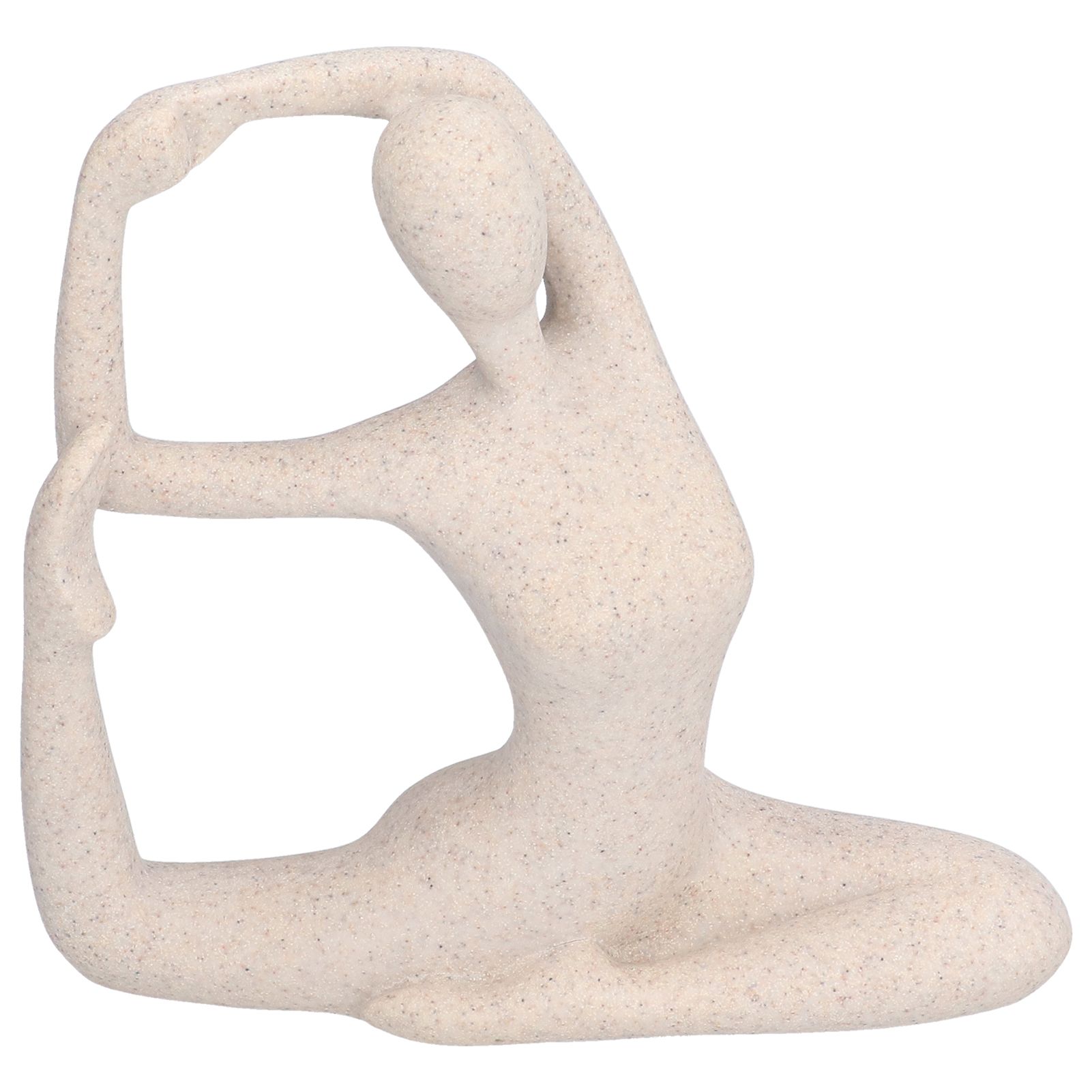 Yoga Pose Statue Nordic Sandstone Resin Yoga Pose Figurines Collectible Decoration Gifts for Home Office DecorBL562 - Image 5