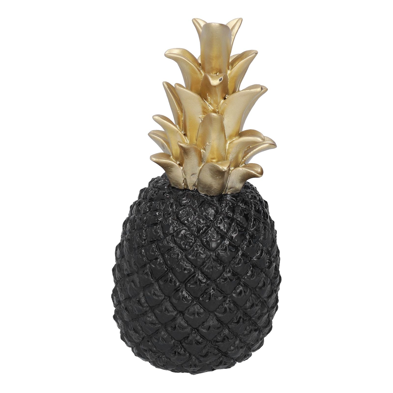 Resin Artificial Pineapple Decoration Household Decorative Pineapple Nordic Home Desk Decor DecorationBlack Gold, Medium - Image 6