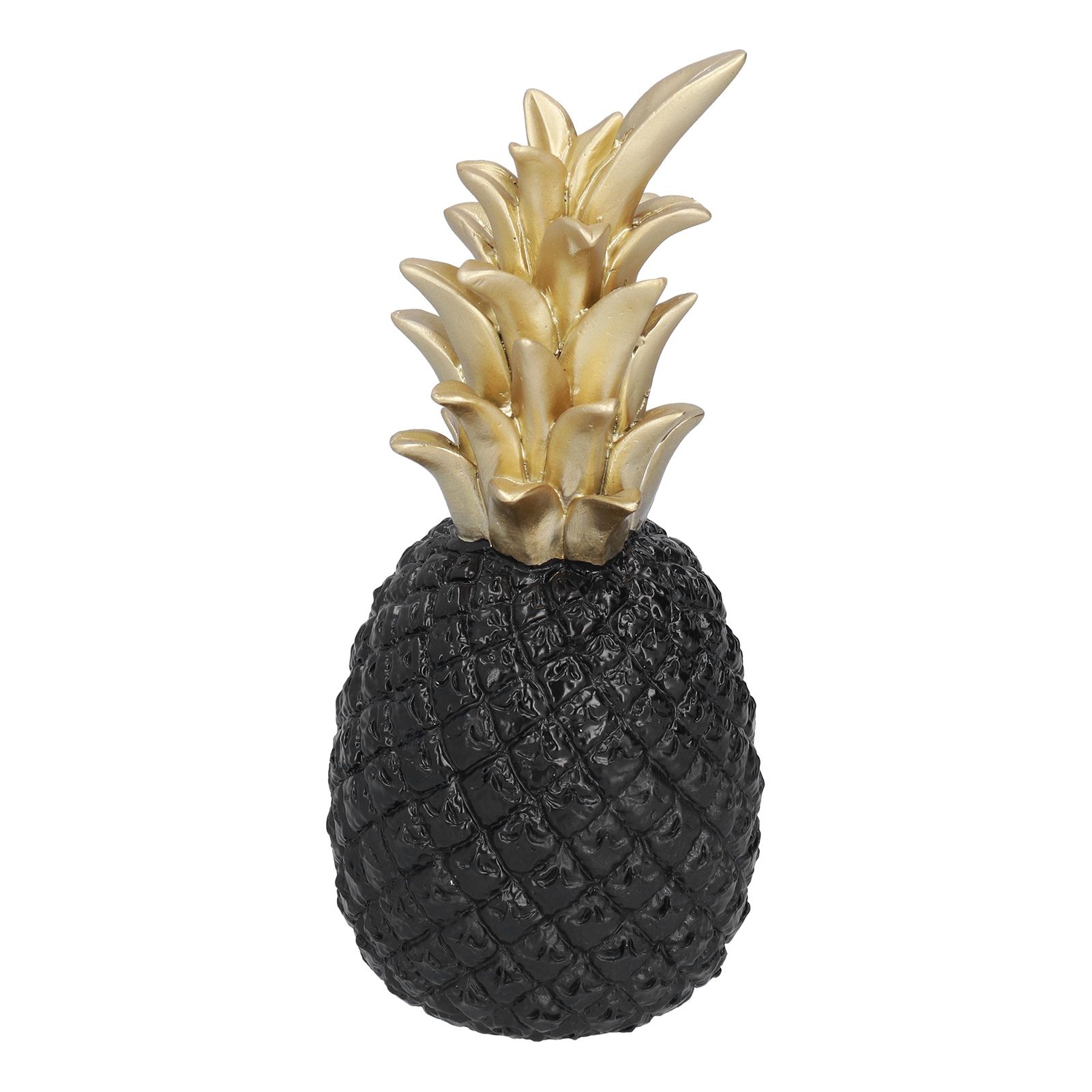 Resin Artificial Pineapple Decoration Household Decorative Pineapple Nordic Home Desk Decor DecorationBlack Gold, Medium - Image 8