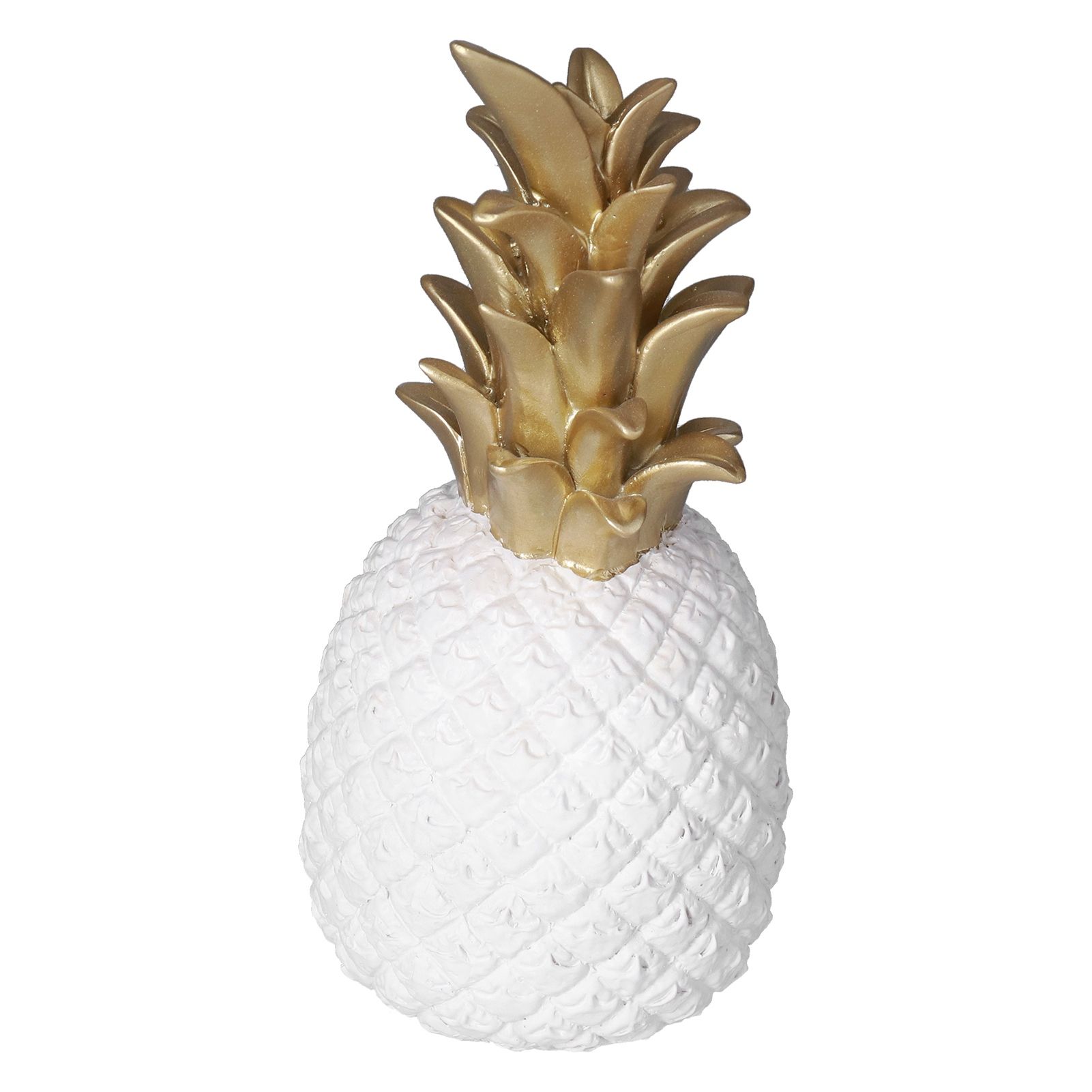 Resin Artificial Pineapple Decoration Household Decorative Pineapple Nordic Home Desk Decor DecorationWhite Gold, Medium - Image 3
