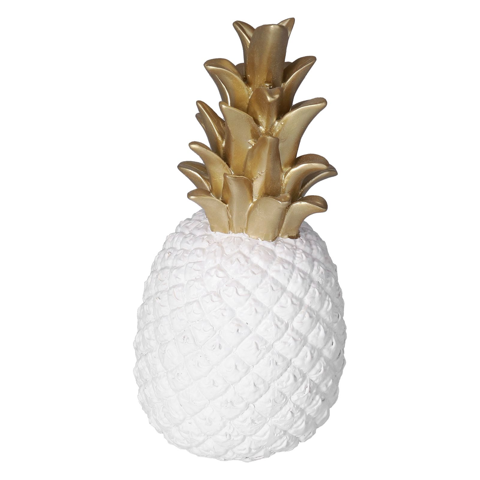 Resin Artificial Pineapple Decoration Household Decorative Pineapple Nordic Home Desk Decor DecorationWhite Gold, Medium - Image 4