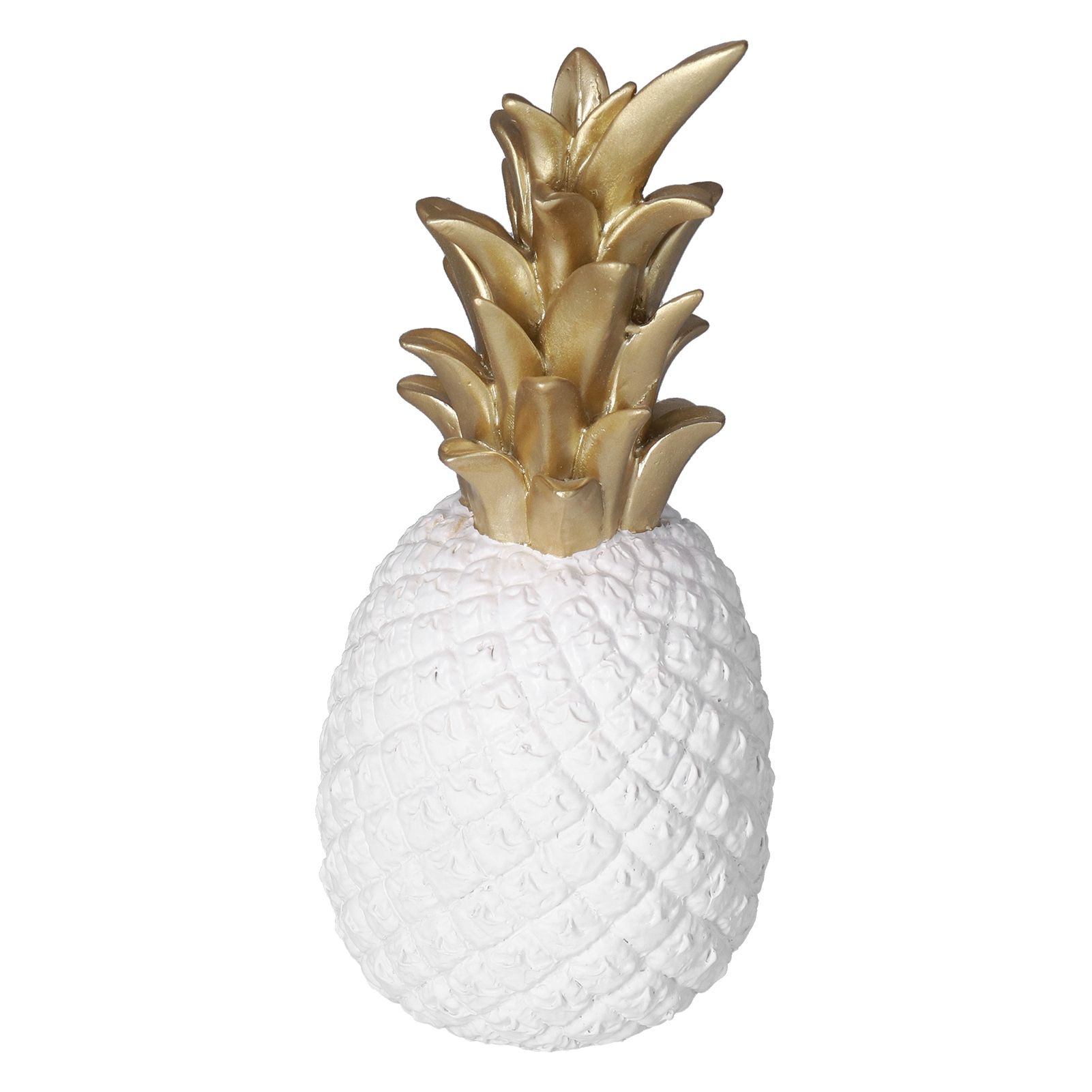 Resin Artificial Pineapple Decoration Household Decorative Pineapple Nordic Home Desk Decor DecorationWhite Gold, Medium - Image 5