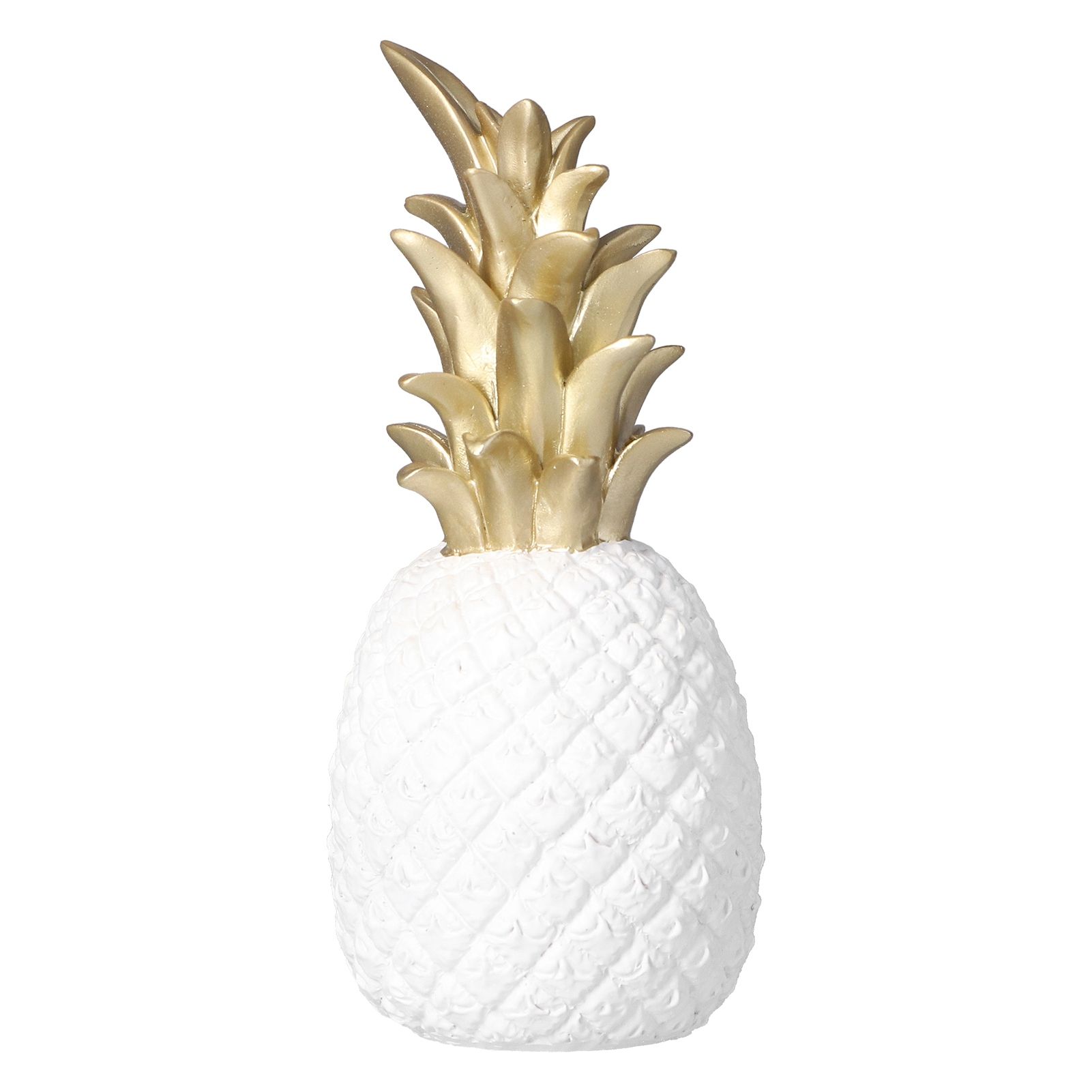 Resin Artificial Pineapple Decoration Household Decorative Pineapple Nordic Home Desk Decor DecorationWhite Gold, Medium - Image 7