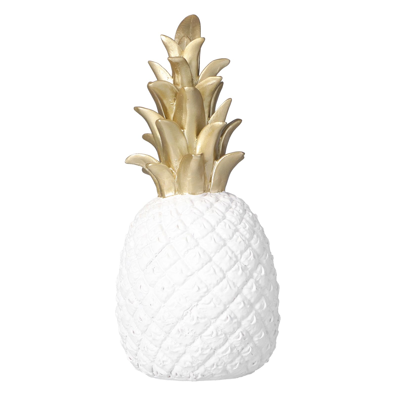 Resin Artificial Pineapple Decoration Household Decorative Pineapple Nordic Home Desk Decor DecorationWhite Gold, Medium - Image 8