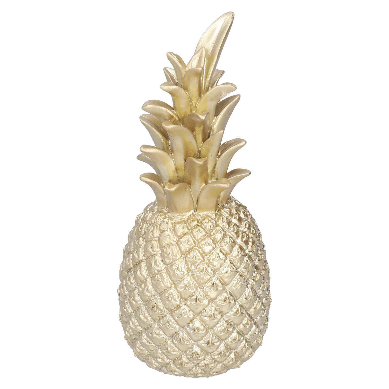 Resin Artificial Pineapple Decoration Household Decorative Pineapple Nordic Home Desk Decor DecorationGold, Medium - Image 1