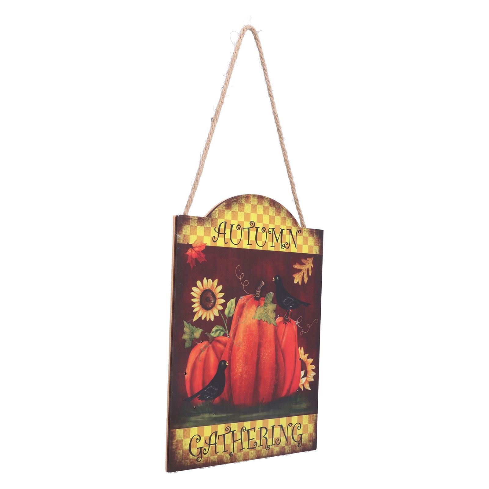 Thanksgiving Wooden Pumpkin Turkey LED Lights Door Wall Hanging Indoor Outdoor Decorations - Image 8