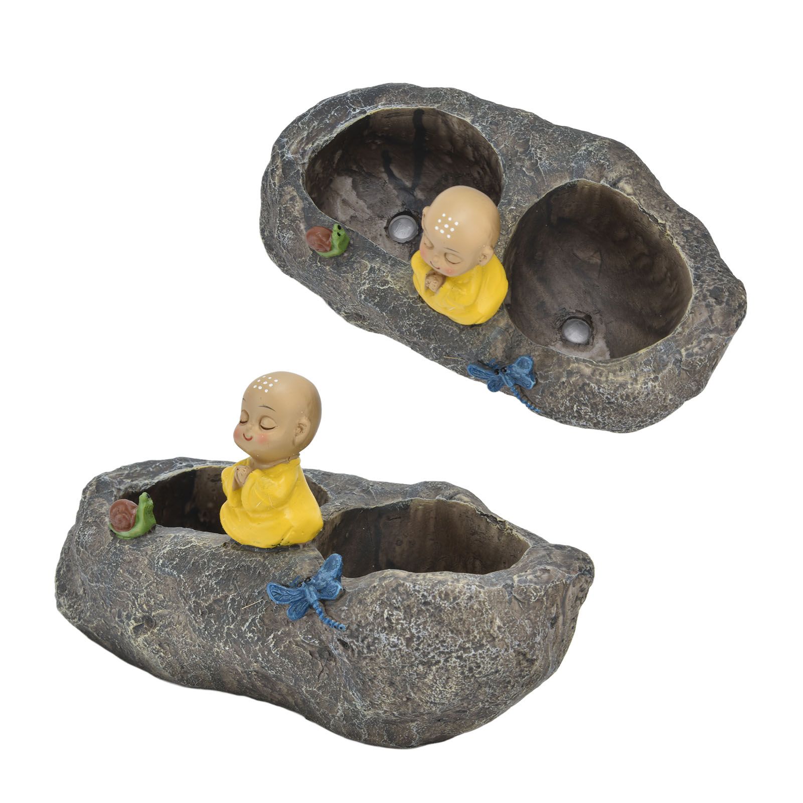 Resin Succulents Pots Cartoon Fake Stone Flower Pots for Planting Succulent Cactus Aloe African Violet - Image 5