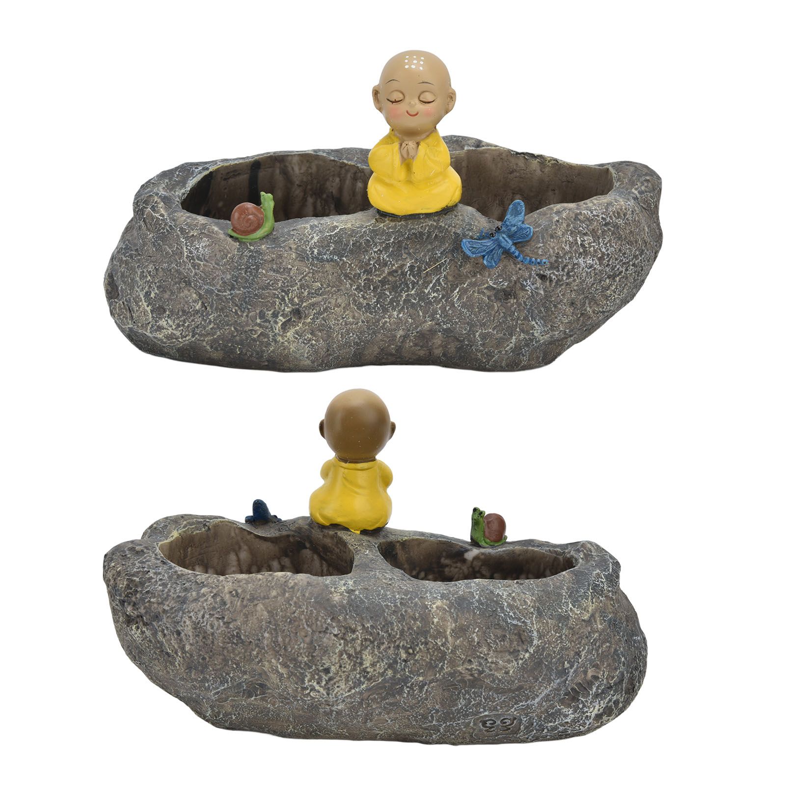 Resin Succulents Pots Cartoon Fake Stone Flower Pots for Planting Succulent Cactus Aloe African Violet - Image 6