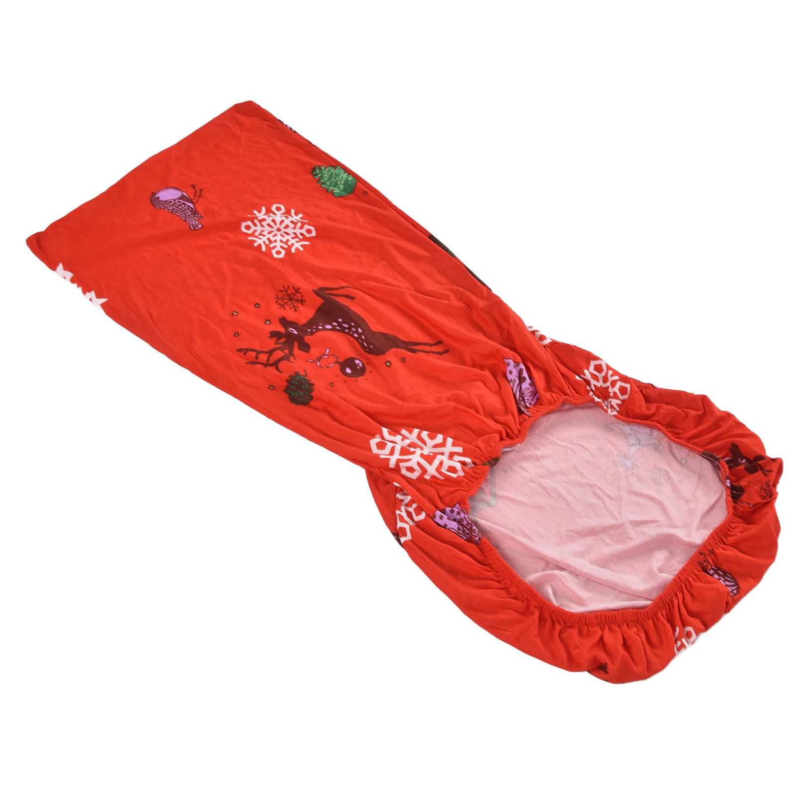 Polyurethane Fiber Christmas Chair Cover Stretchy Anti Folding Stretchable Dining Chair Cover for Party Holiday Home Christmas Snowflakes - Image 2