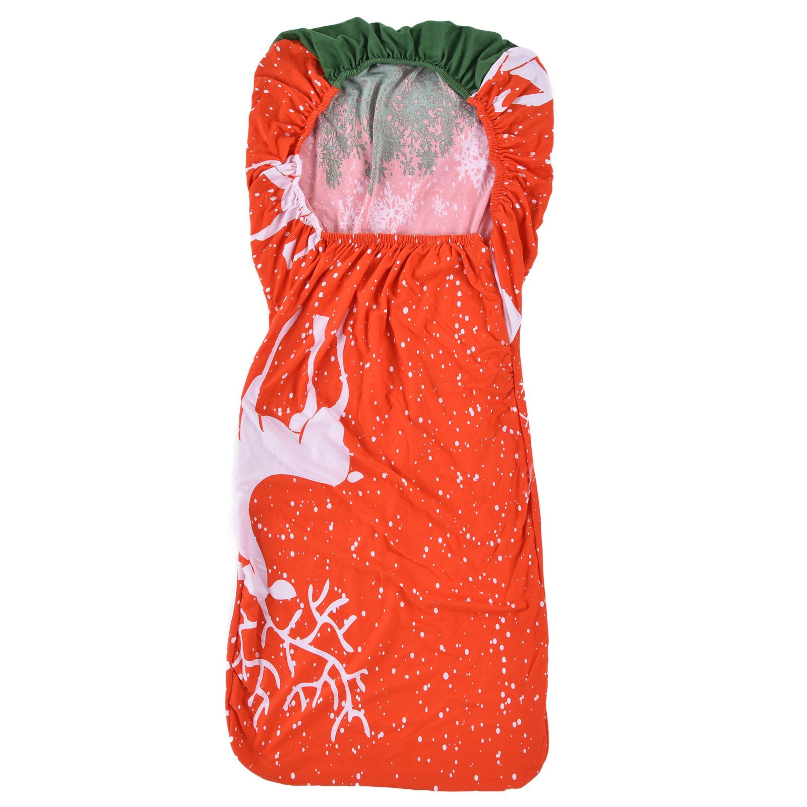 Polyurethane Fiber Christmas Chair Cover Stretchy Anti Folding Stretchable Dining Chair Cover for Party Holiday Home Christmas Fawn - Image 1